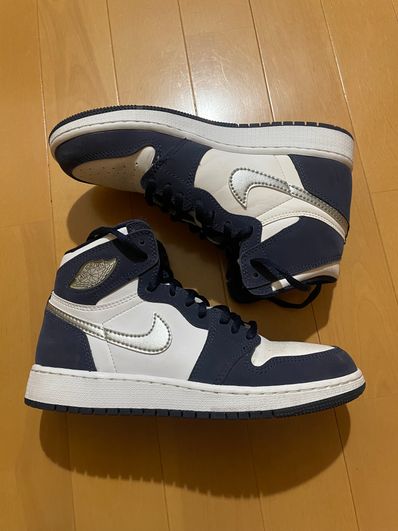 Nike GS Air Jordan 1 High OG CO.JP "Midnight Navy" (2020)(ブリーフケースなし)