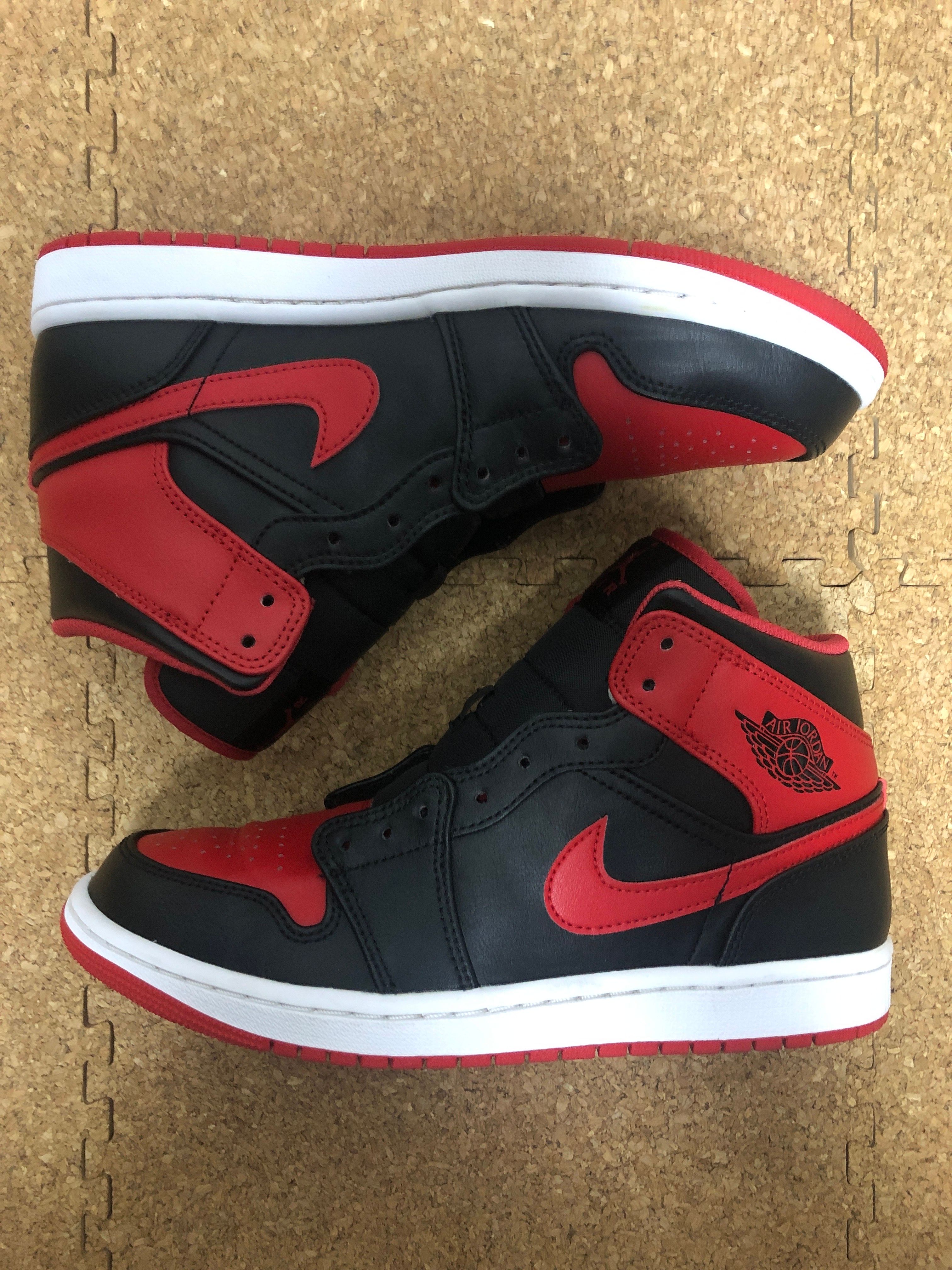 Nike Air Jordan 1 Mid "Bred Toe"