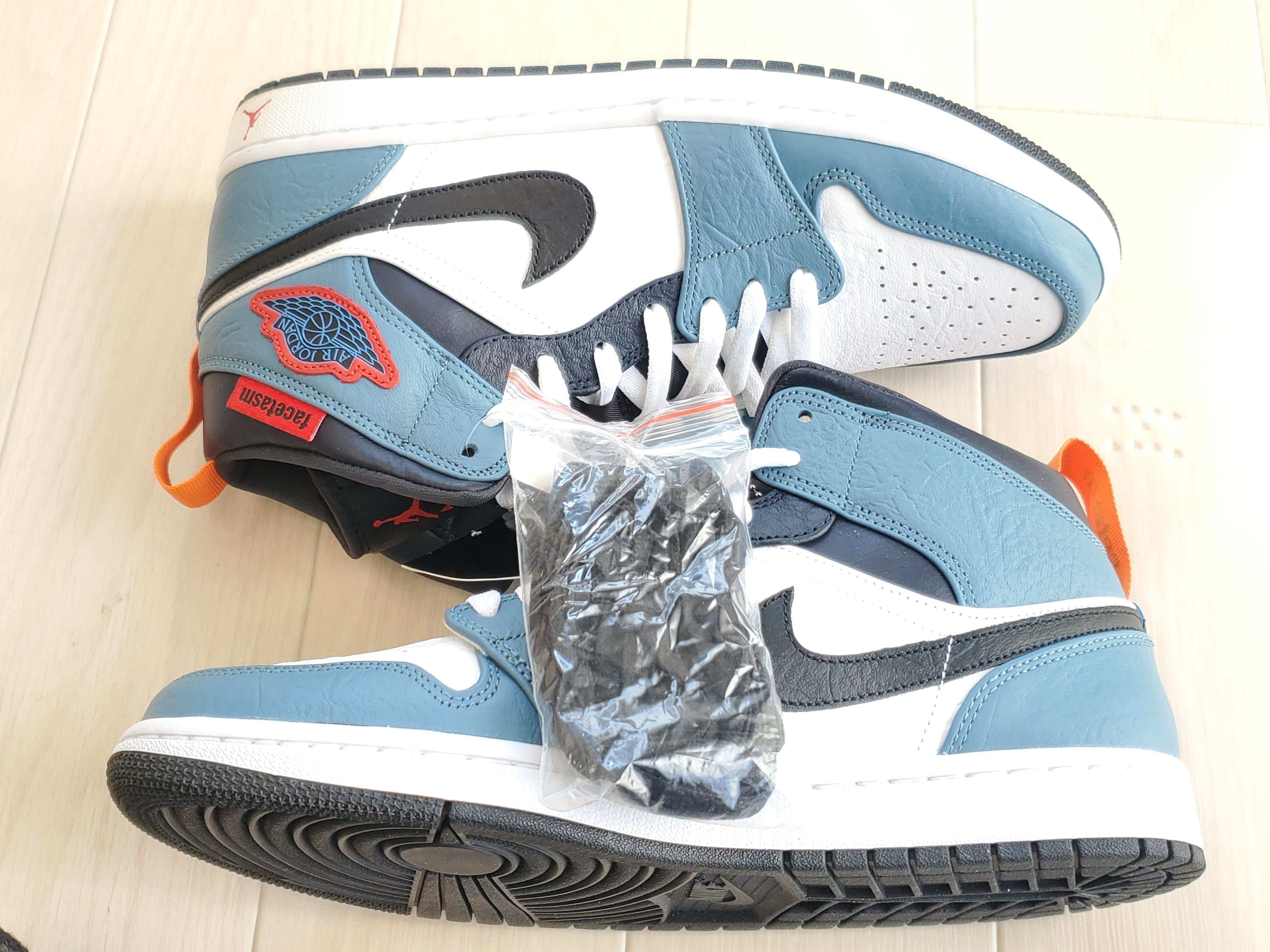FACETASM × Nike Air Jordan 1 Mid "White/Navy"