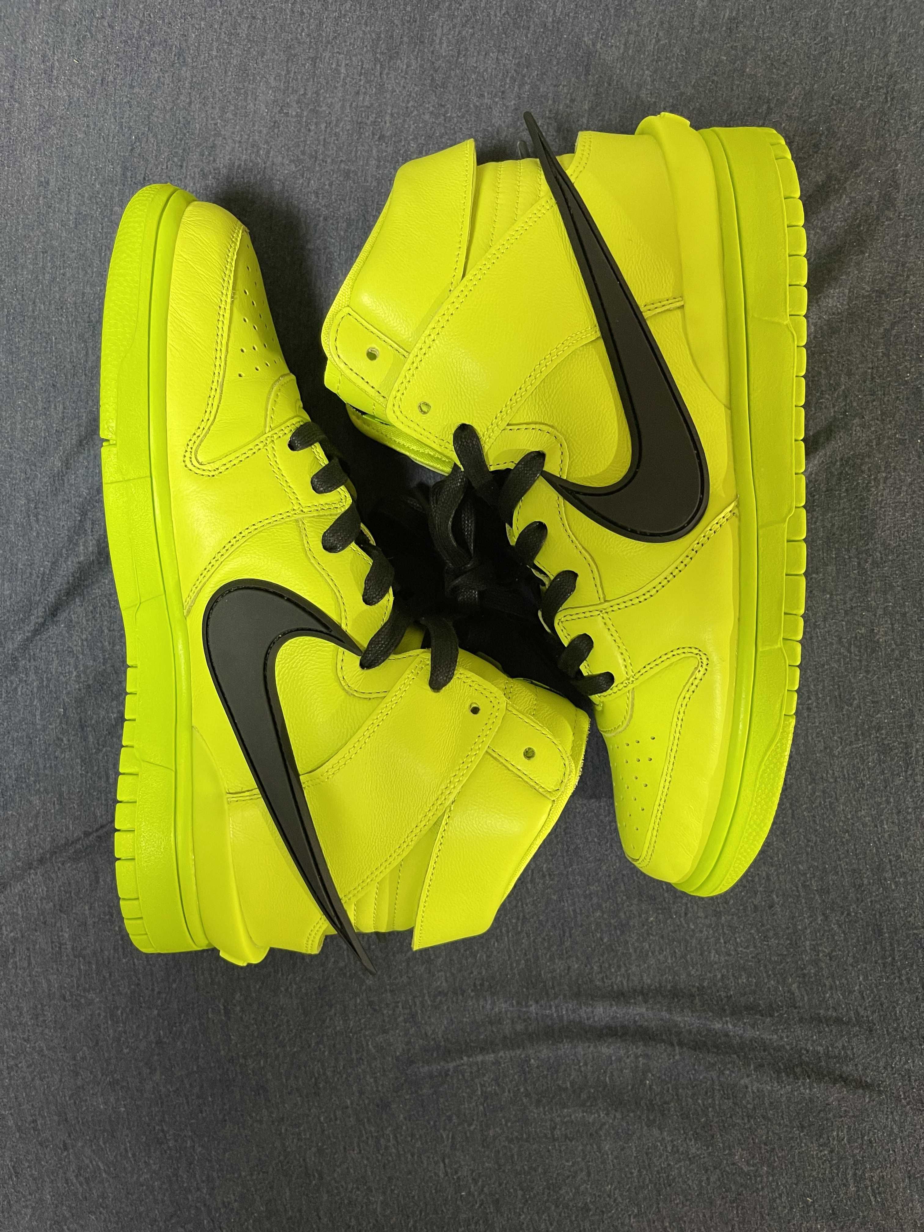 AMBUSH × NIKE DUNK HIGH "FLASH LIME"