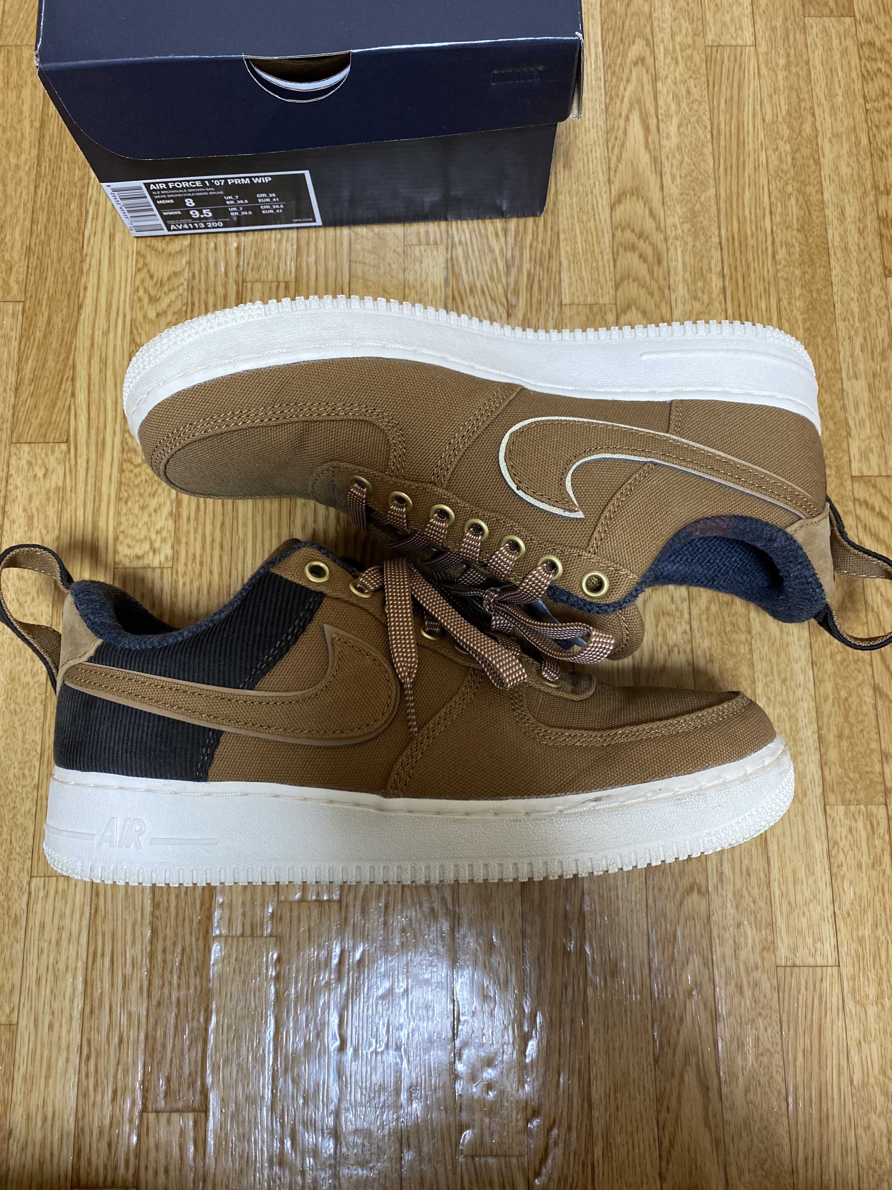 Carhartt WIP × Nike Air Force 1 Low "Ale Brown"