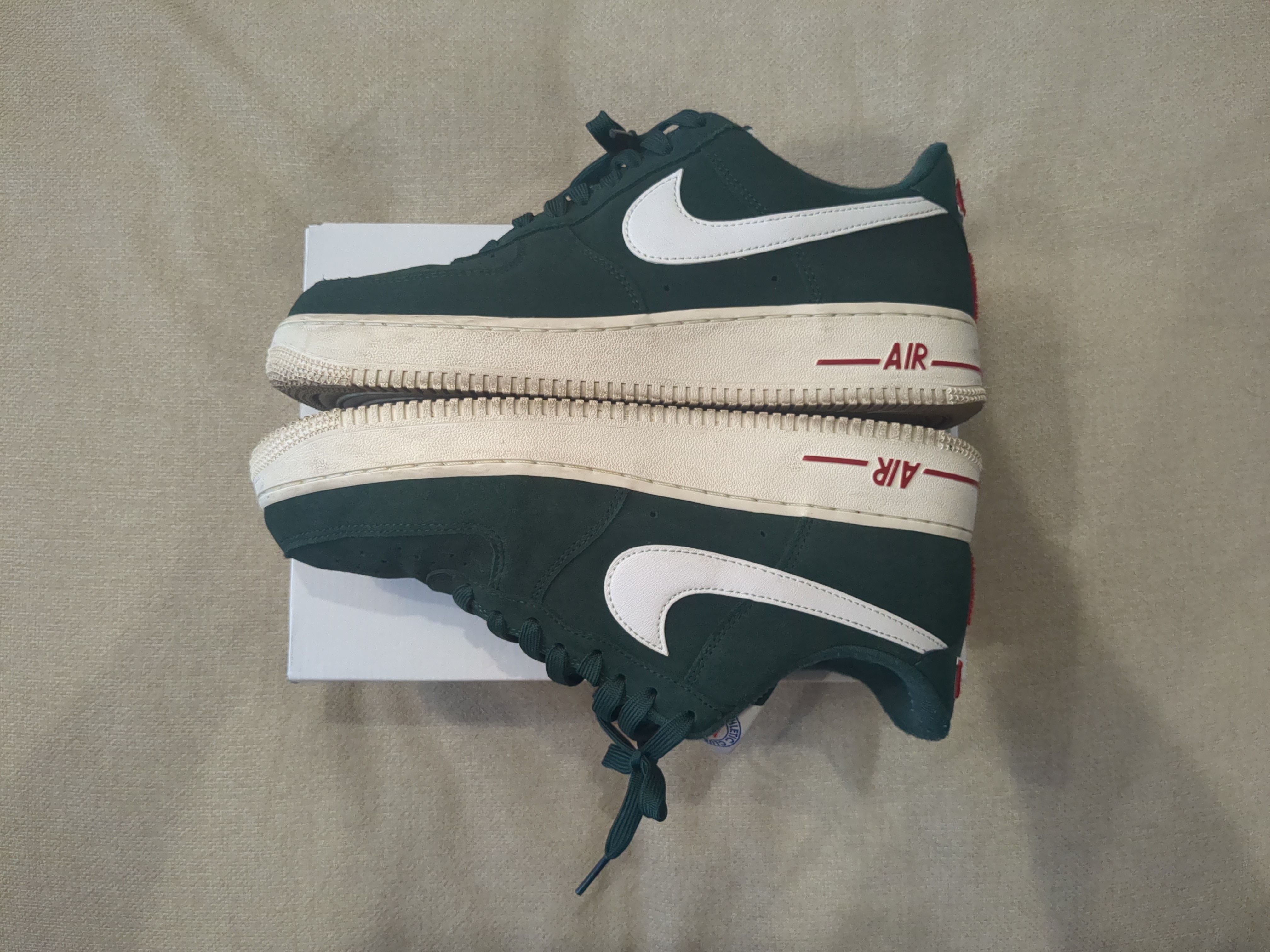 Nike Air Force 1 Low'07 LV8 Athletic Club "Pro Green/Sail/Gym Red"