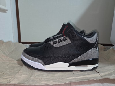 Levi's × Nike Air Jordan 3 Retro SP "Black and White" (LEVI'S Tab)