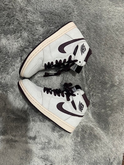 A Ma Maniere × Nike Air Jordan 1 Retro High OG "Sail and Burgundy"