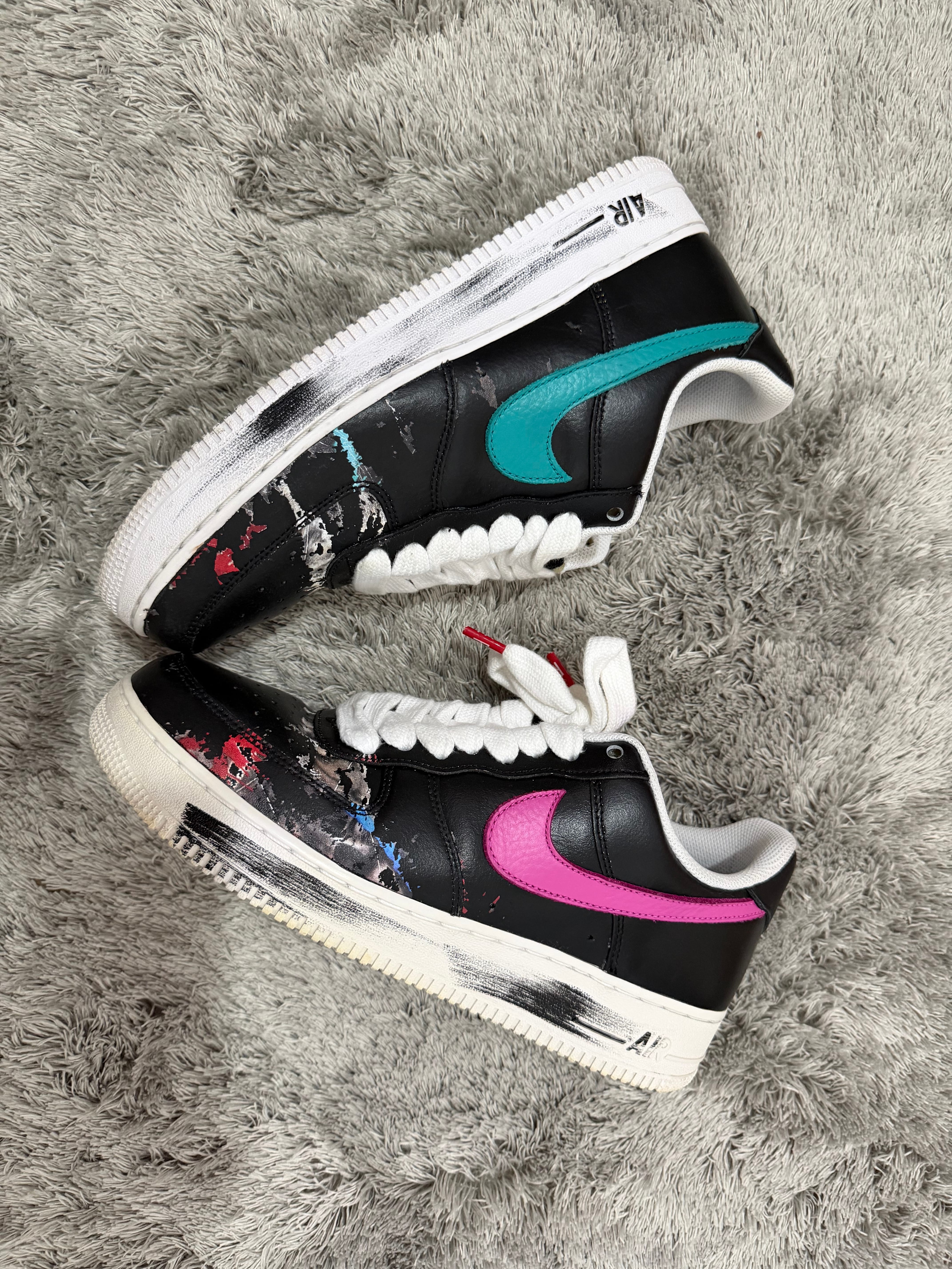 PEACEMINUSONE × Nike Air Force 1 Low '07 Para-Noise 3.0 "Black and Multi-Color" / G-DRAGON