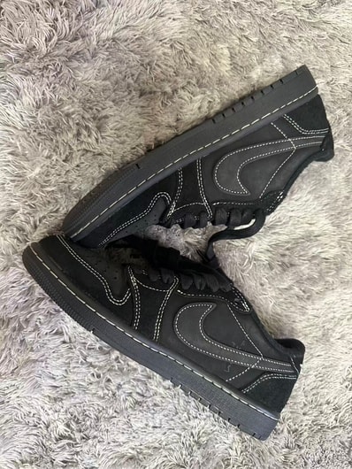 Travis Scott × Nike Air Jordan 1 Low OG SP "Black Phantom"