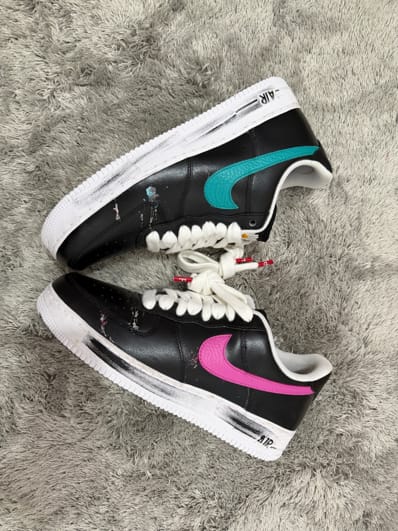 PEACEMINUSONE × Nike Air Force 1 Low '07 Para-Noise 3.0 "Black and Multi-Color" / G-DRAGON
