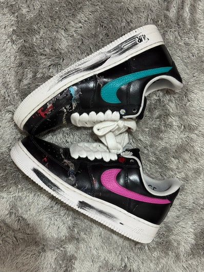 PEACEMINUSONE × Nike Air Force 1 Low '07 Para-Noise 3.0 "Black and Multi-Color" / G-DRAGON