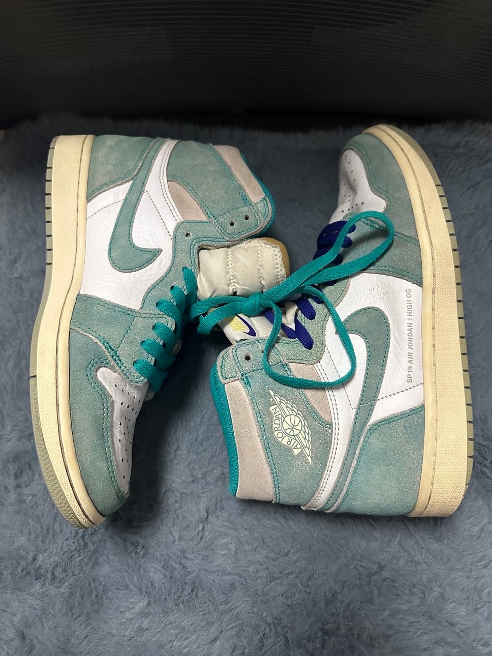NIKE AIR JORDAN 1 TURBO GREEN　25cm 中古完品 Nike Air Jordan 1 Retro High OG 