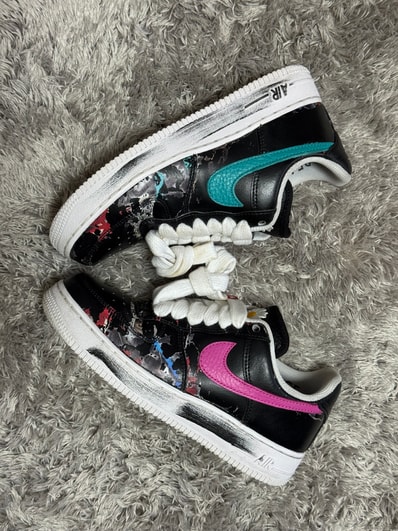 PEACEMINUSONE × Nike Air Force 1 Low '07 Para-Noise 3.0 "Black and Multi-Color" / G-DRAGON