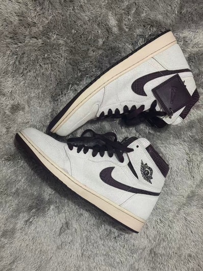 A Ma Maniere × Nike Air Jordan 1 Retro High OG "Sail and Burgundy"