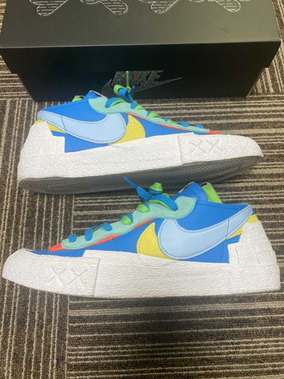 KAWS × sacai × Nike Blazer Low "Neptune Blue"