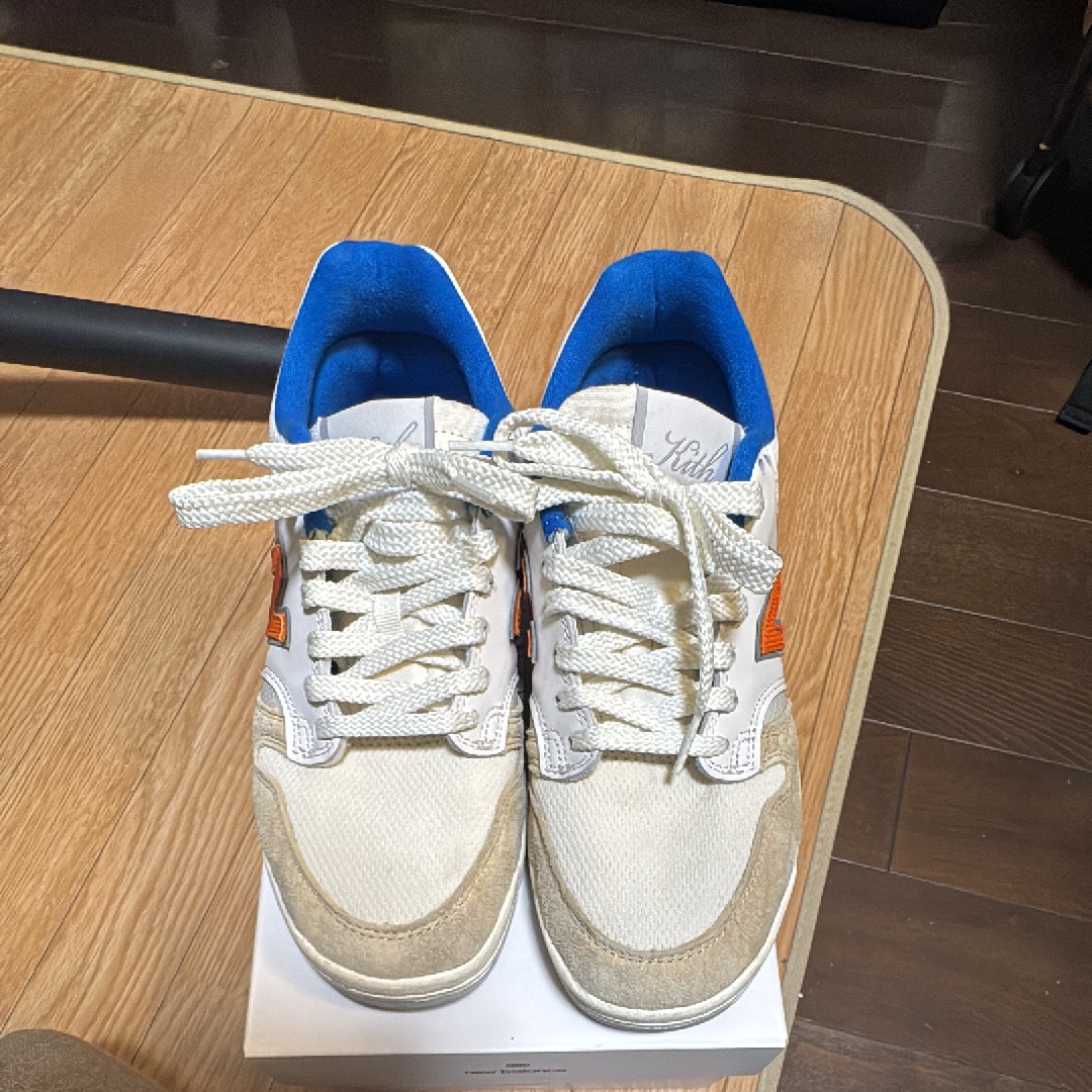 キス × ニューバランス ヌメリック 480 マディソンスクエアガーデン "タンオレンジ"