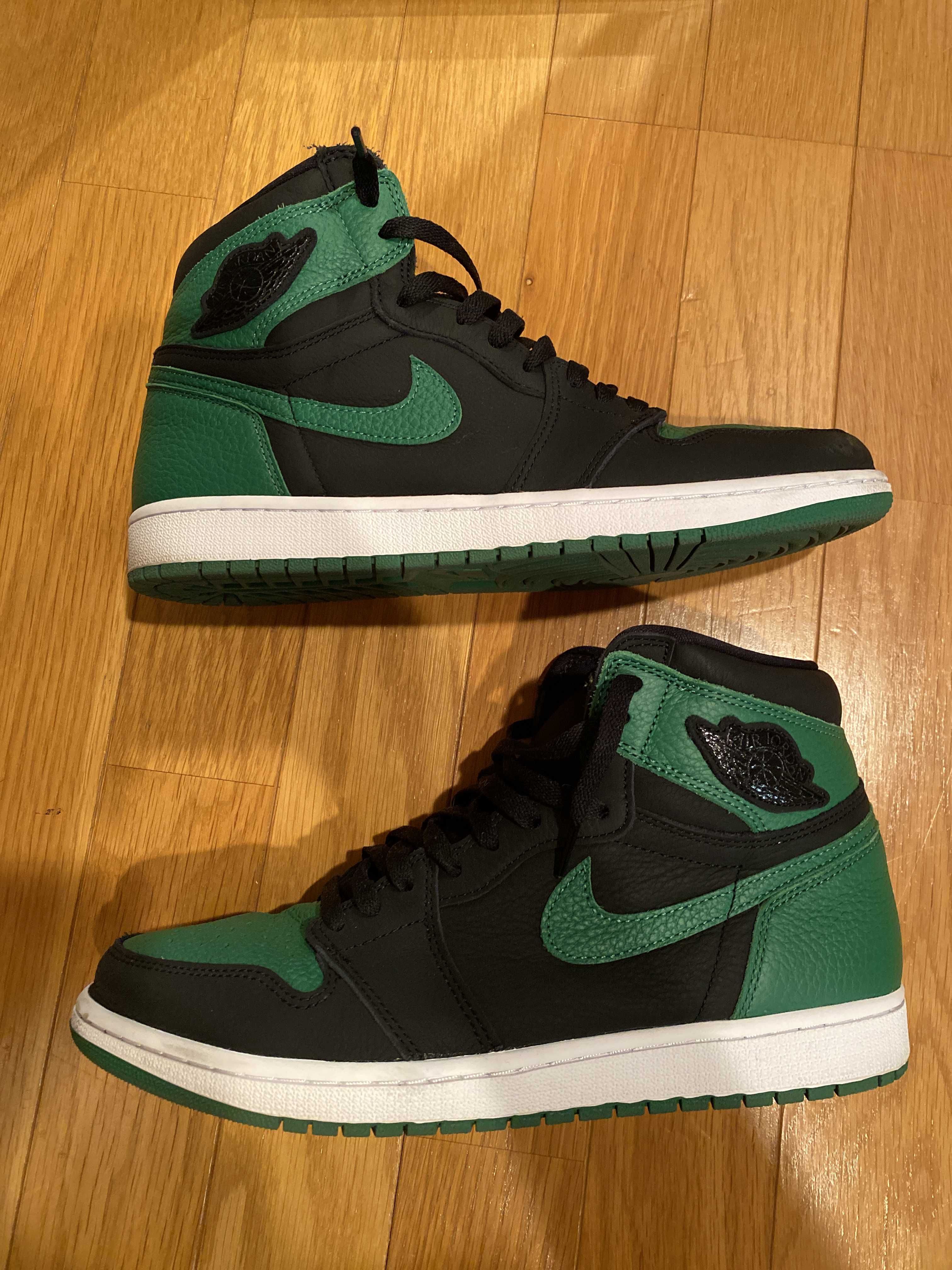Nike Air Jordan 1 Retro High OG "Black/Pine Green" (2020)      
