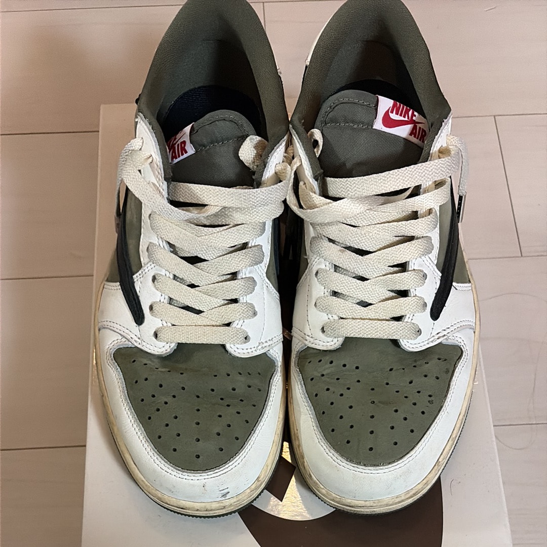 Travis Scott × Nike Air Jordan 1 Low OG SP "Reverse Olive"