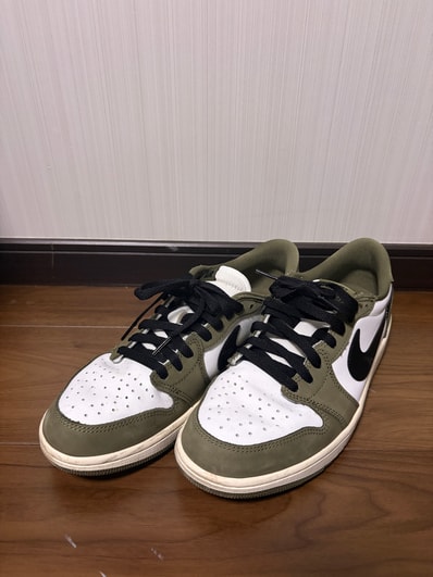 Nike Air Jordan 1 Low OG "Medium Olive and Summit White"