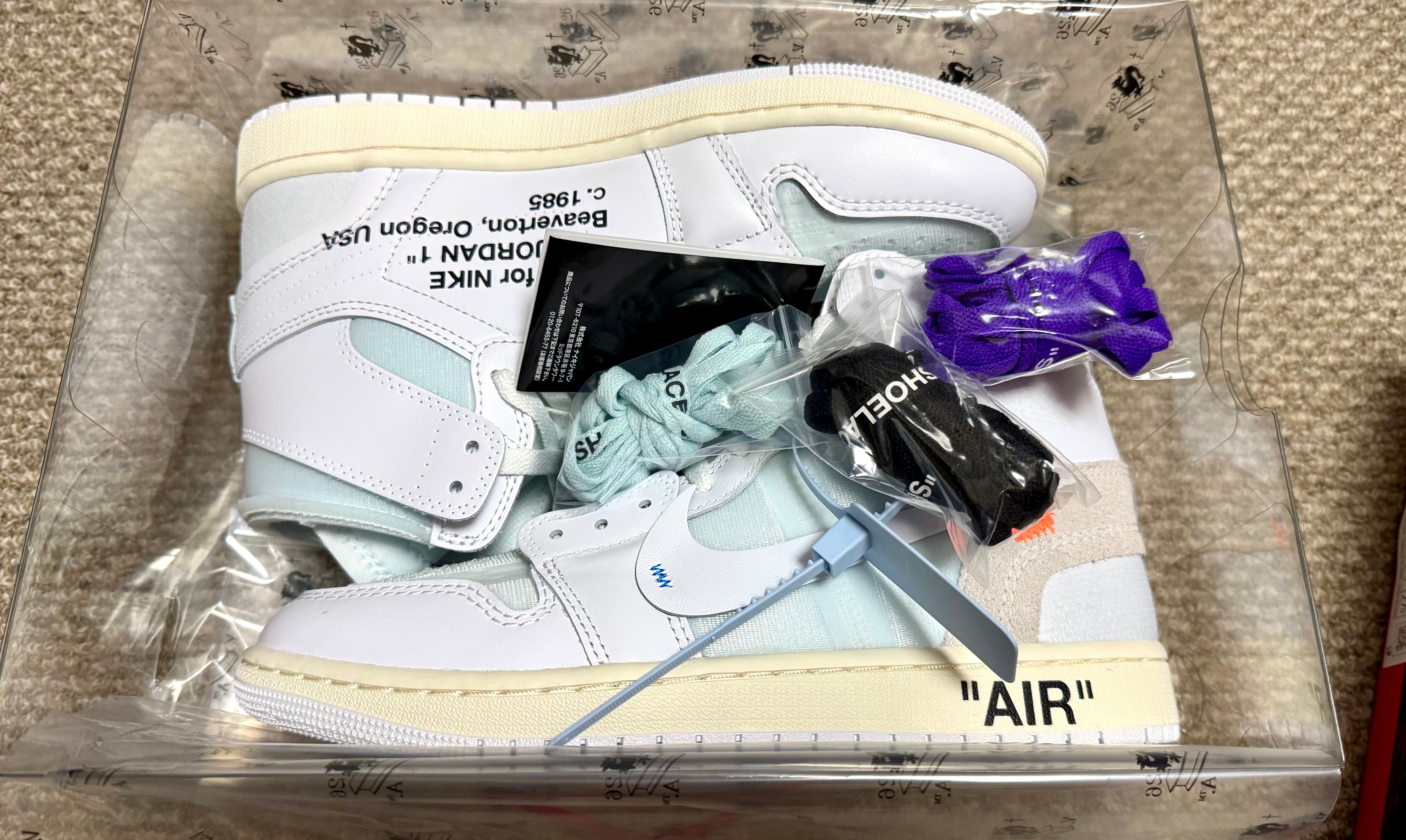 Virgil Abloh Archive (V.A.A.) × Nike Air Jordan 1 Retro High OG "Alaska"