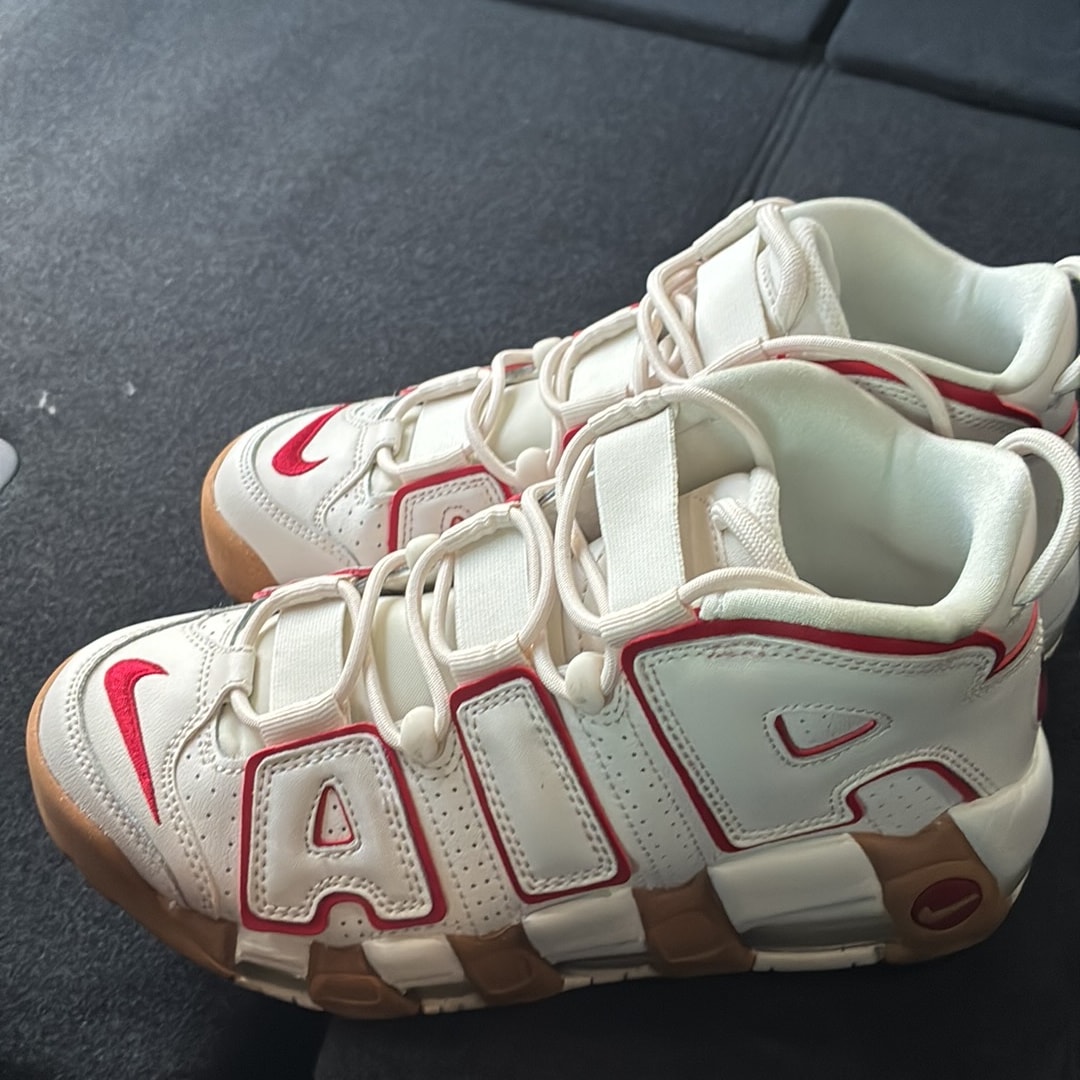 Nike Women's Air More Uptempo "White/Red/Gum"