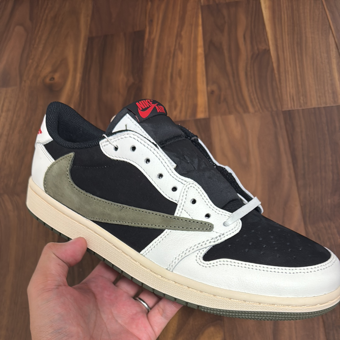 Travis Scott × Nike Women's Air Jordan 1 Low OG "Medium Olive"