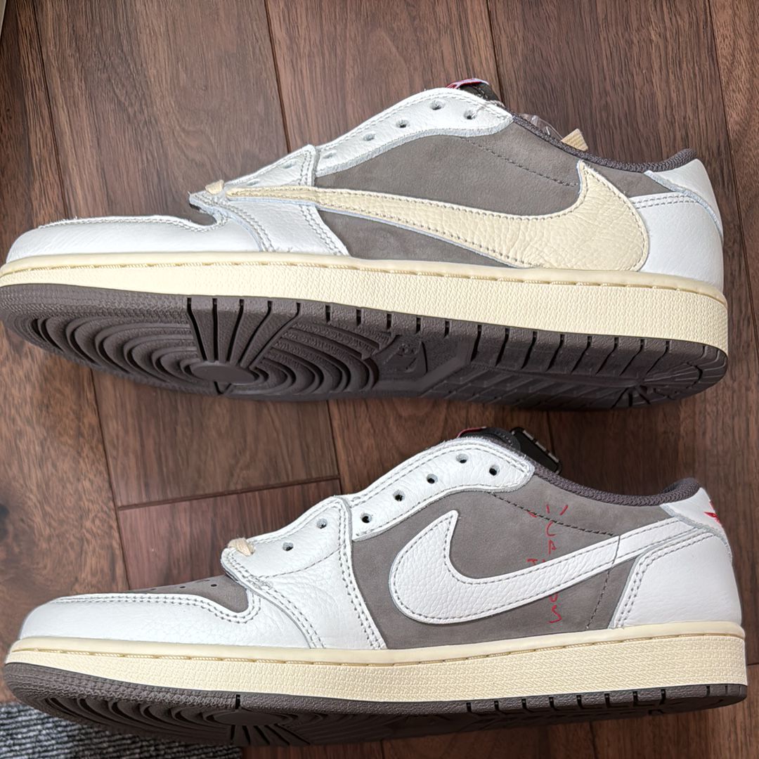 Travis Scott × Nike Air Jordan 1 Low OG SP "Reverse Mocha/Sail and Ridgerock"