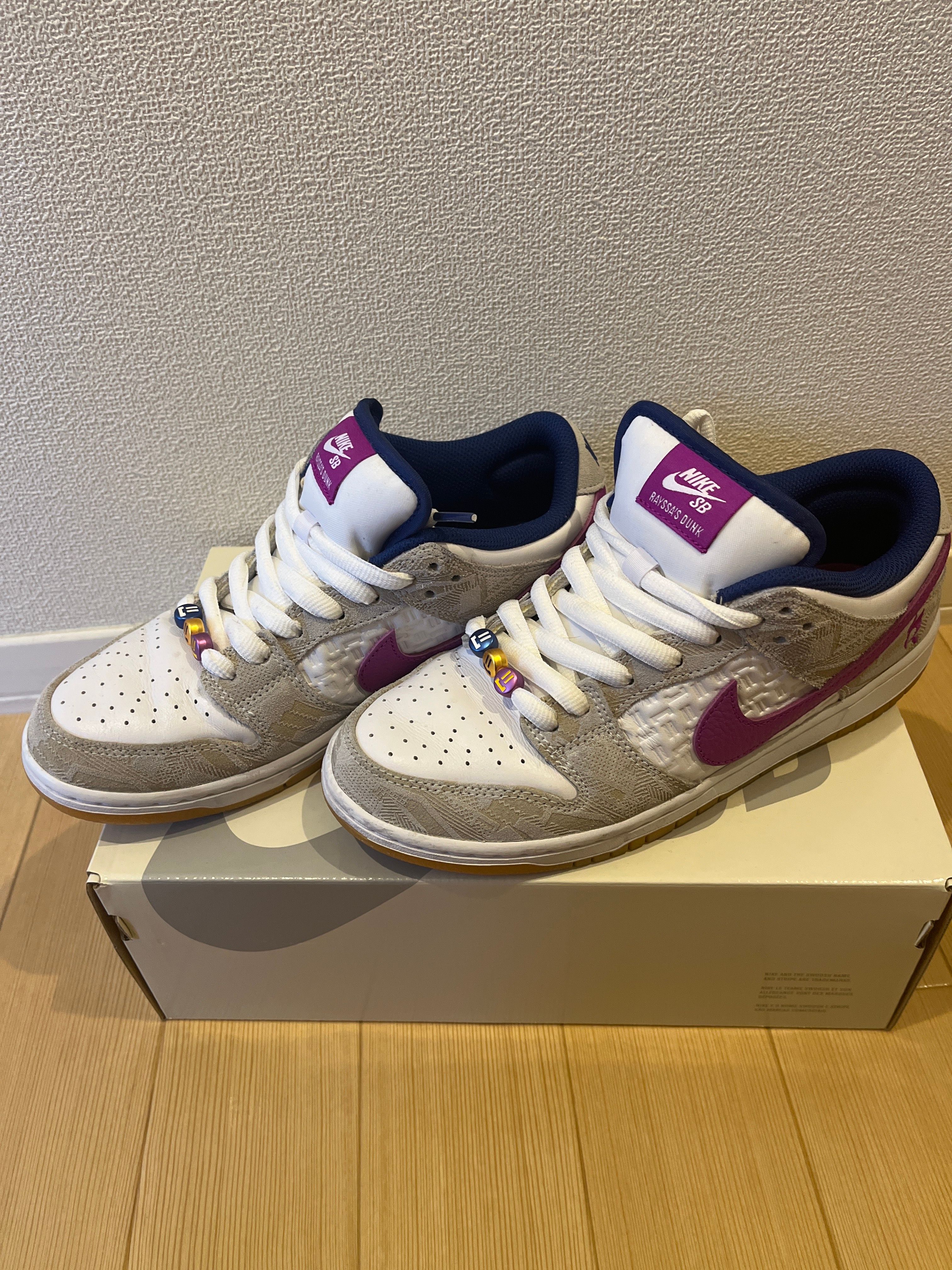 Rayssa Leal × Nike SB Dunk Low PRM "Pure Platinum and Vivid Purple"