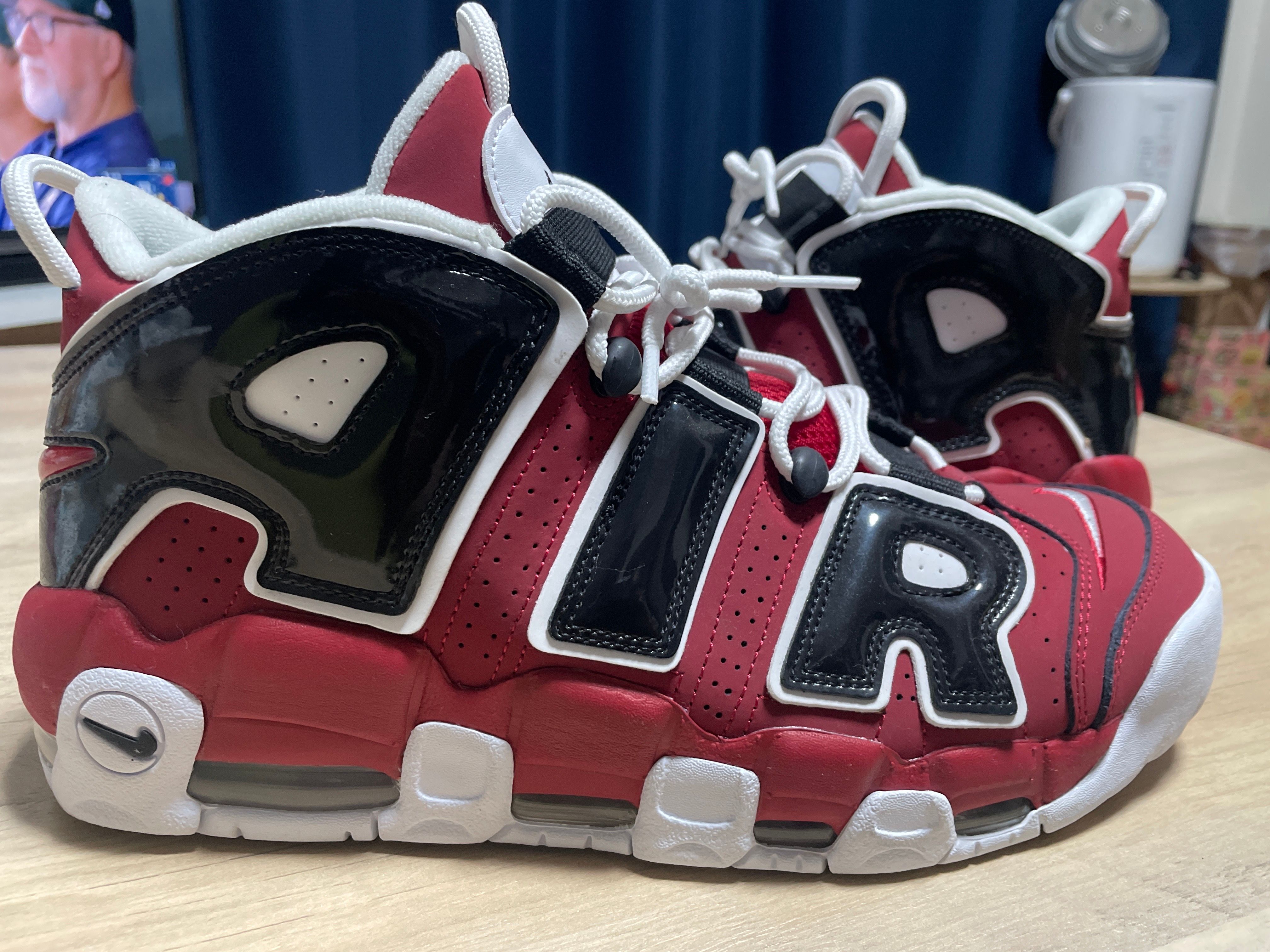 Nike Air More Uptempo ’96 "Black and Varsity Red" (2021) 