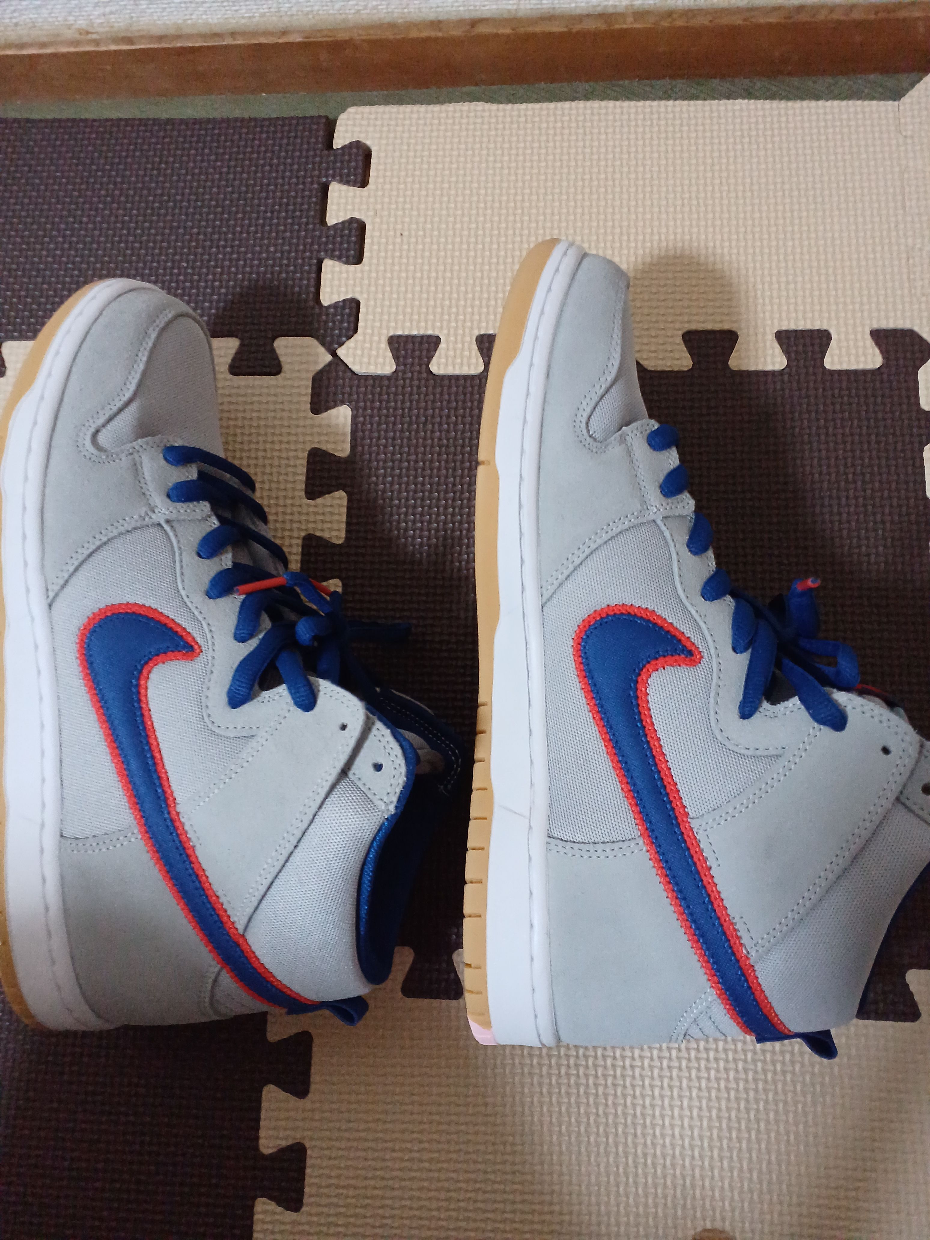 Nike SB Dunk High "Rush Blue and Team Orange/New York Mets"