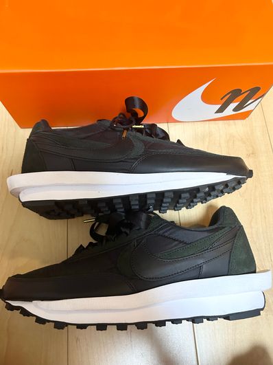 sacai × Nike LDV Waffle "Triple Black"