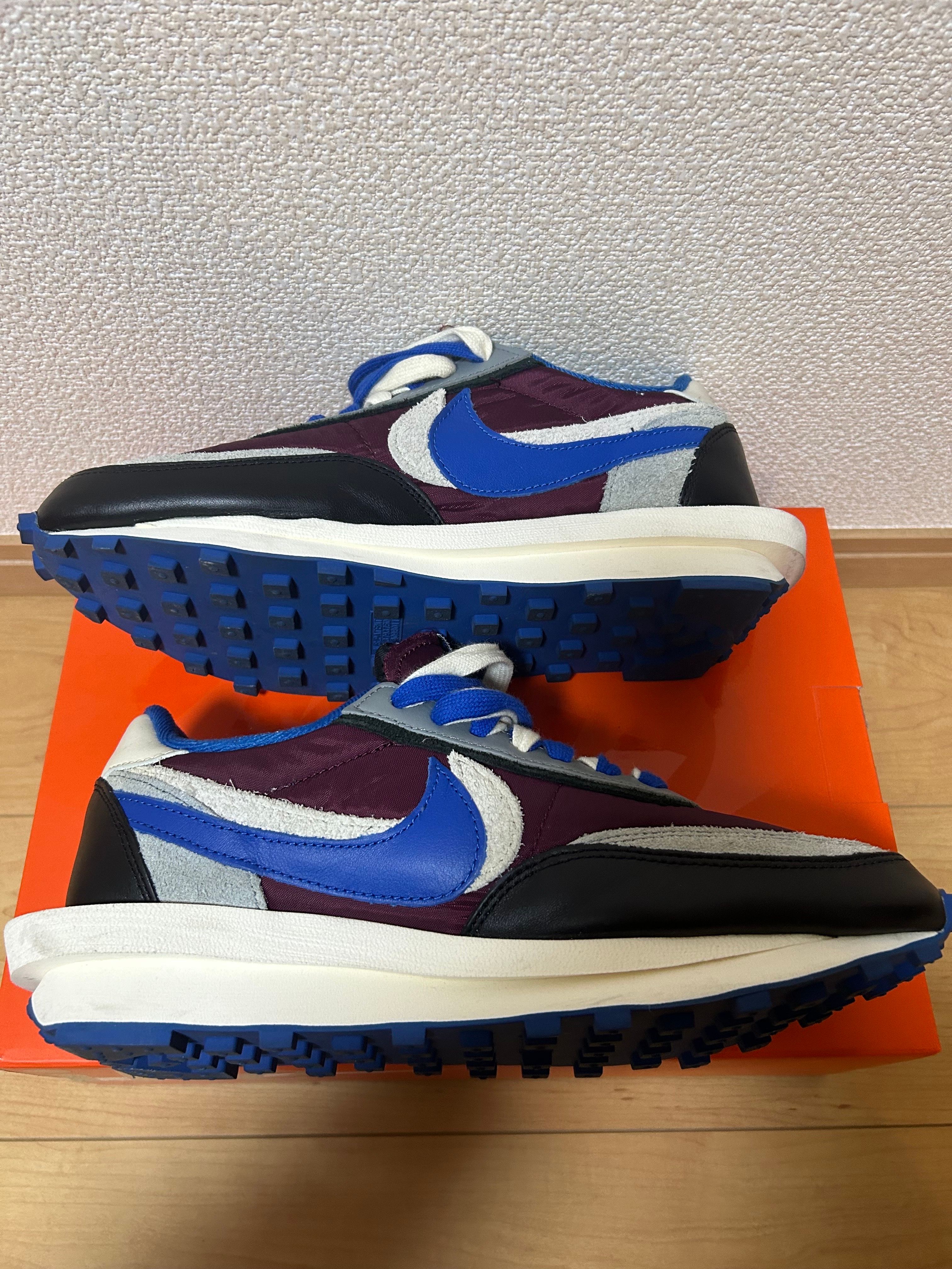 UNDERCOVER × sacai × Nike LD Waffle "Night Maroon/Pale Ivory-Ground Grey-Team Royal"