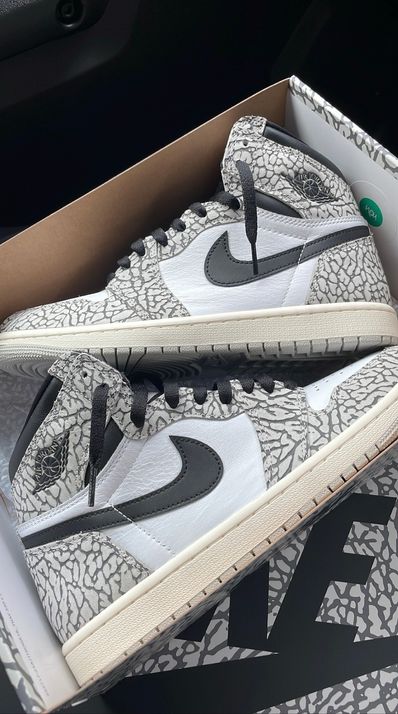Nike Air Jordan 1 High OG "White Cement/Safari"