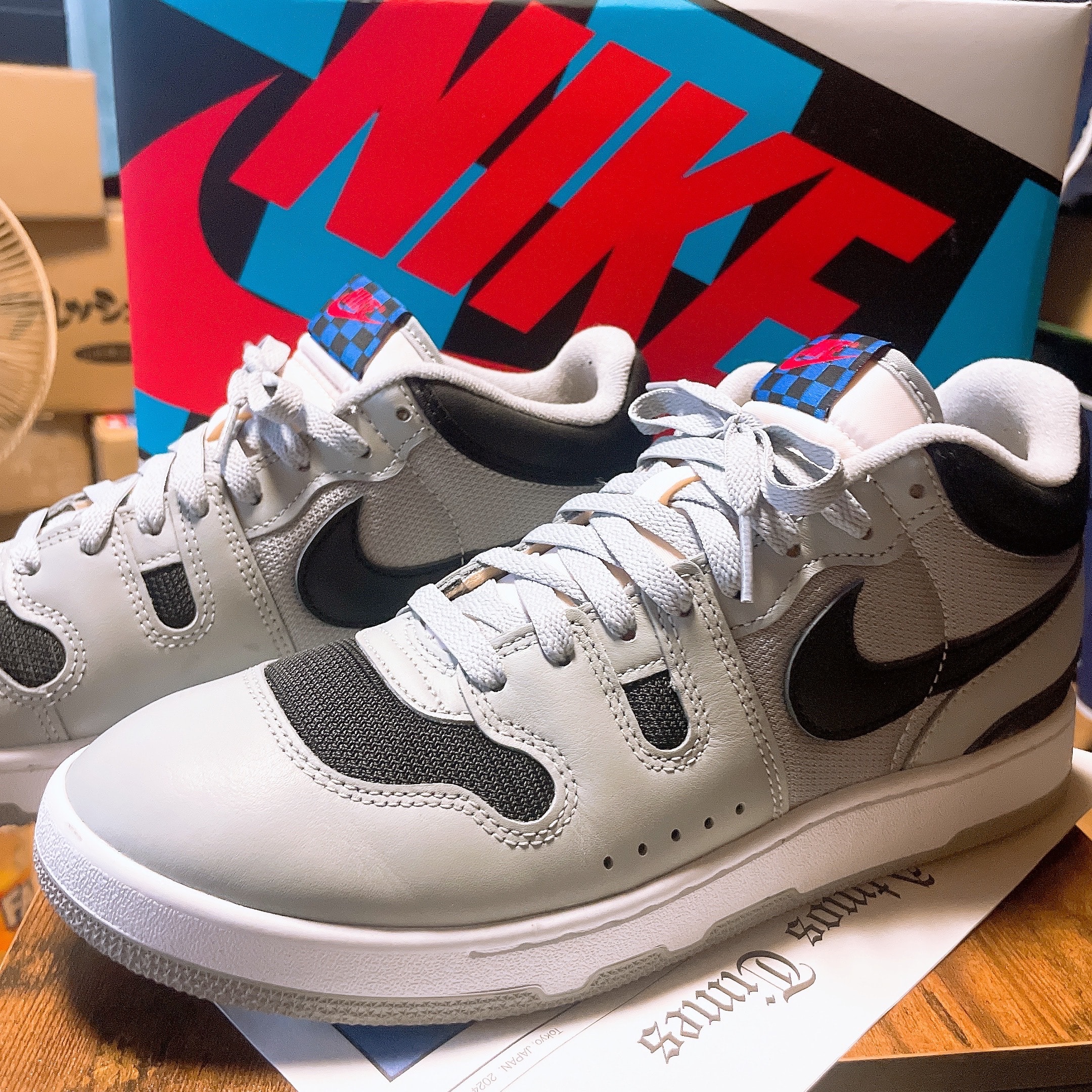 Nike Attack QS SP "Light Smoke Grey/Black White"