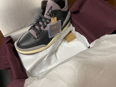 A Ma Maniere × Nike Women's Air Jordan 3 Retro OG SP "Black and Flat Pewter/WYWS"