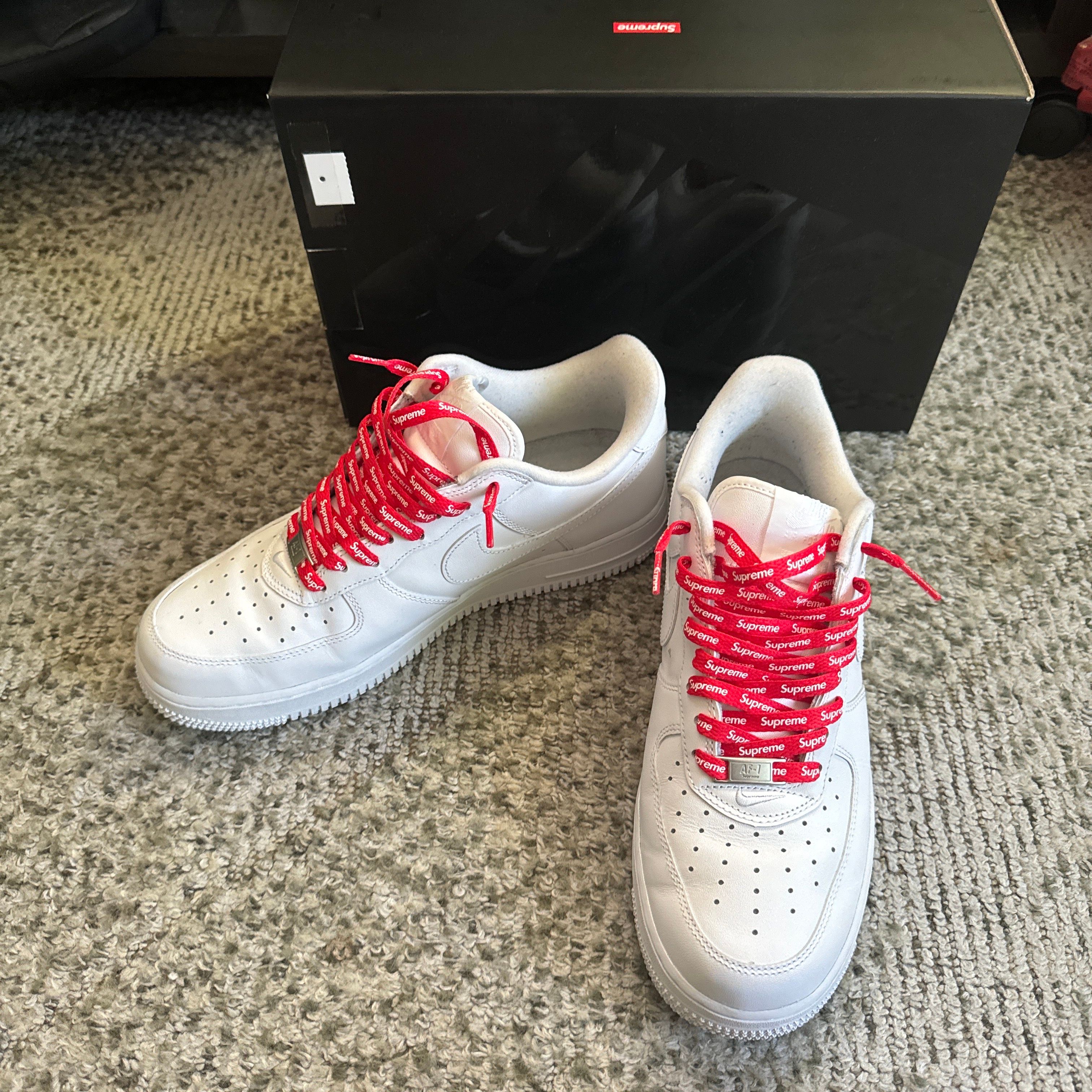 Supreme × Nike Air Force 1 Low "White"