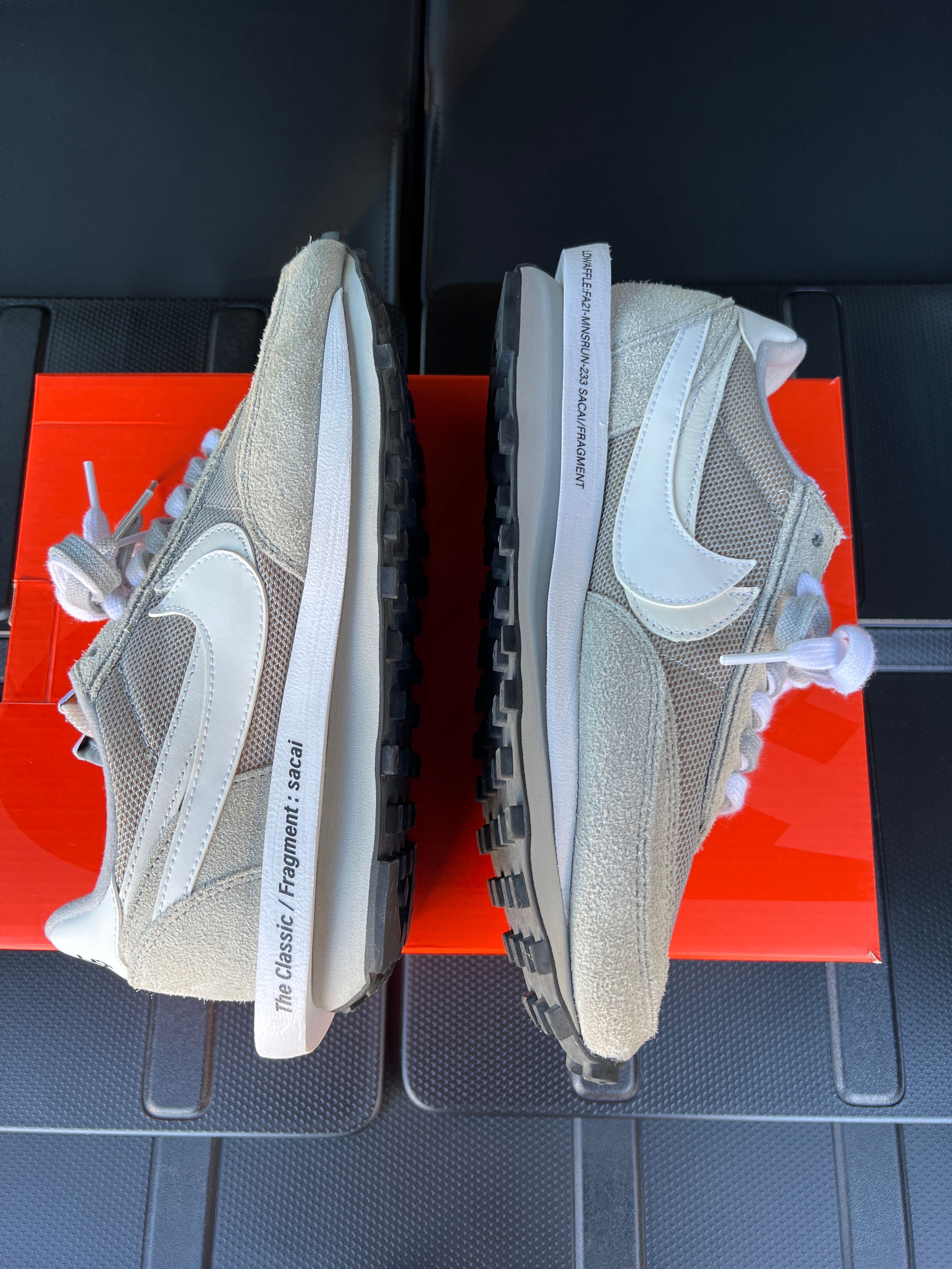 Fragment × sacai × Nike LD Waffle "Light Smoke Grey"
