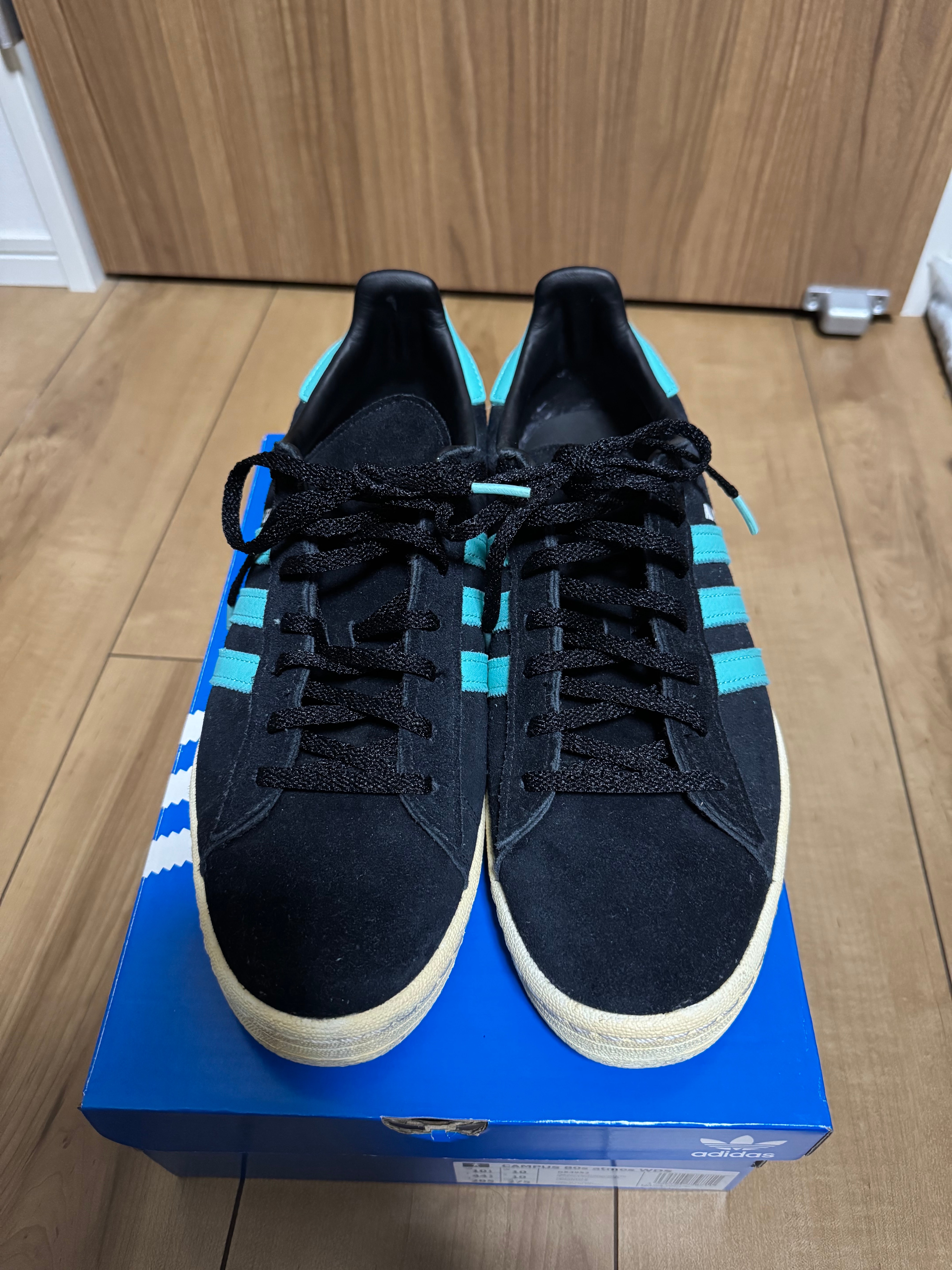 WIND AND SEA × atmos × adidas Campus 80 "Black"