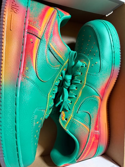 Nike Air Force 1 Low "Stadium Green/Laser Orange"