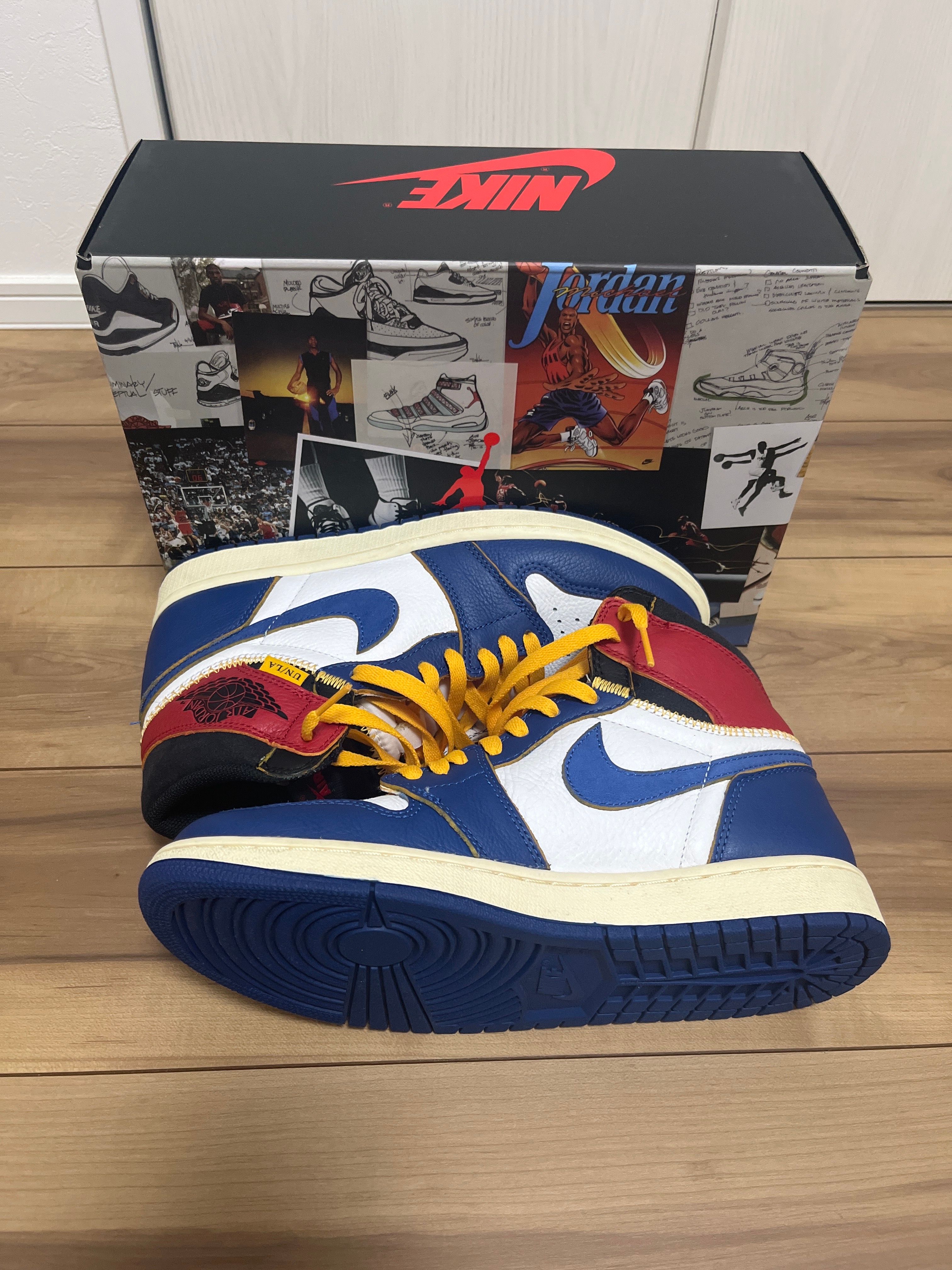Union × Nike Air Jordan 1 Retro High OG NRG "Storm Blue/Varsity Red"