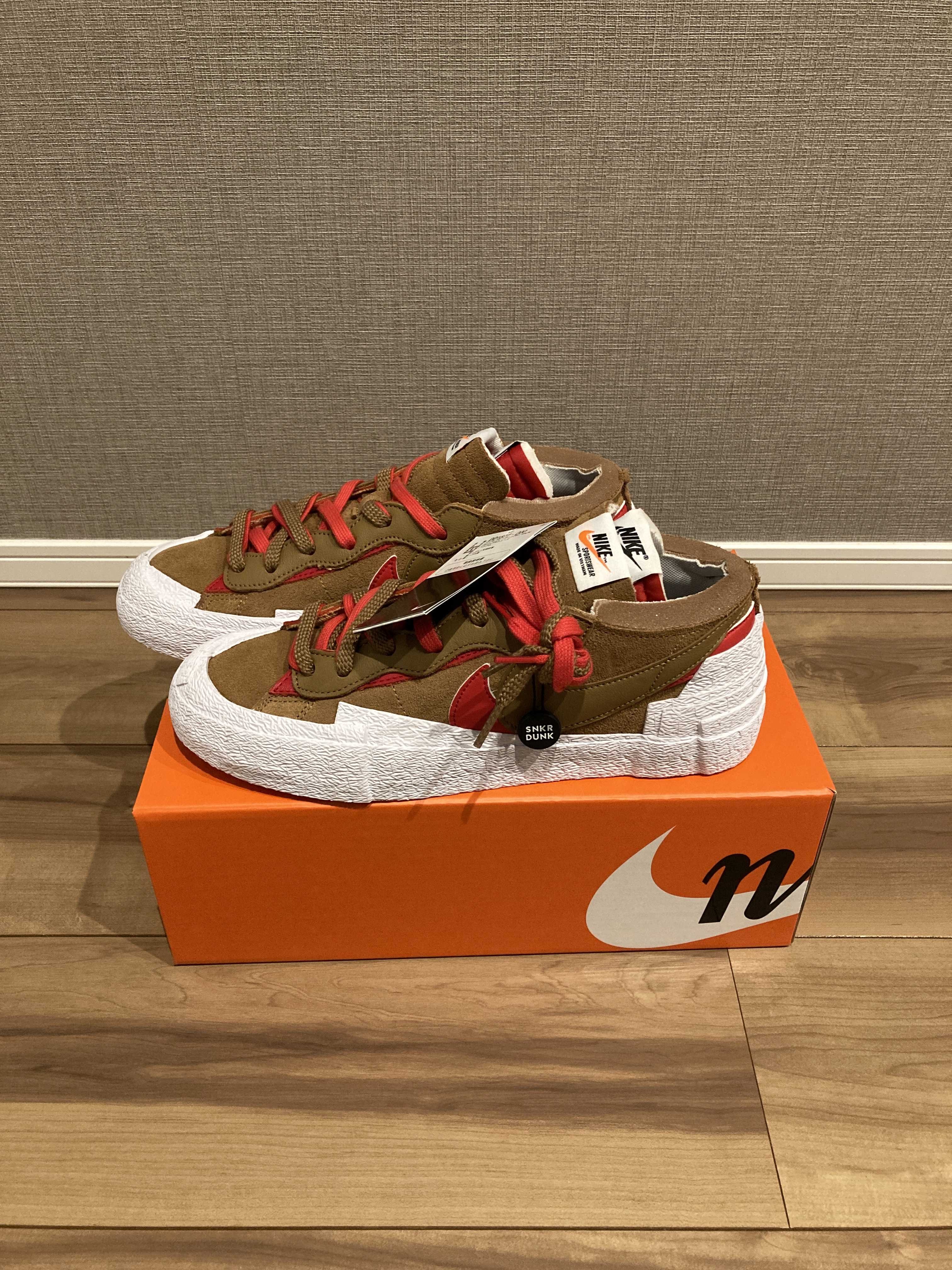 SACAI × NIKE BLAZER LOW "BRITISH TAN"