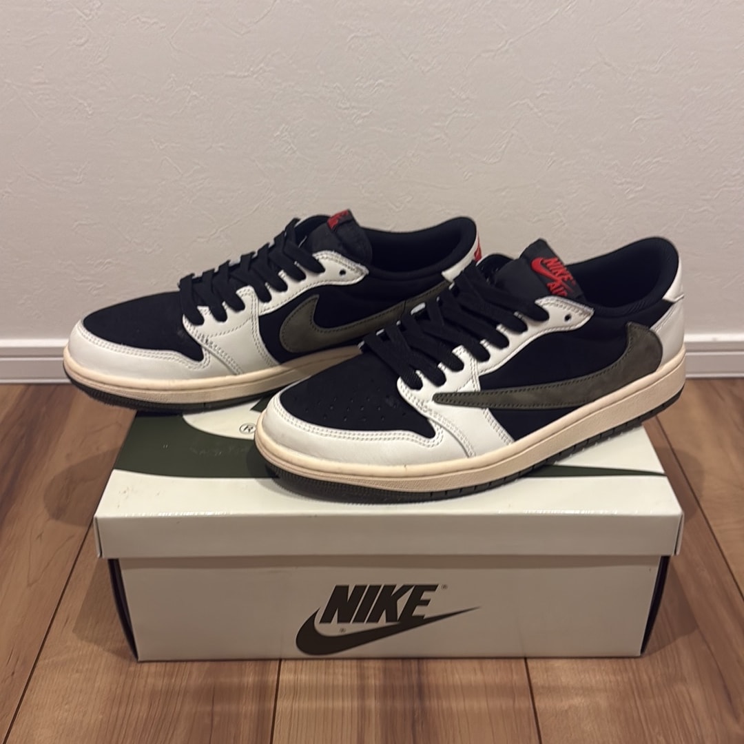 Travis Scott × Nike Women's Air Jordan 1 Low OG "Medium Olive"