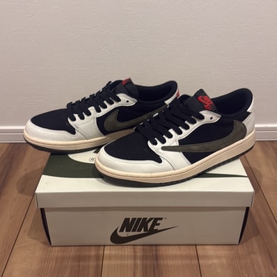 Travis Scott × Nike Women's Air Jordan 1 Low OG "Medium Olive"