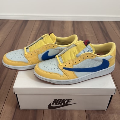 Travis Scott × Nike Women's Air Jordan 1 Retro Low OG "Canary"
