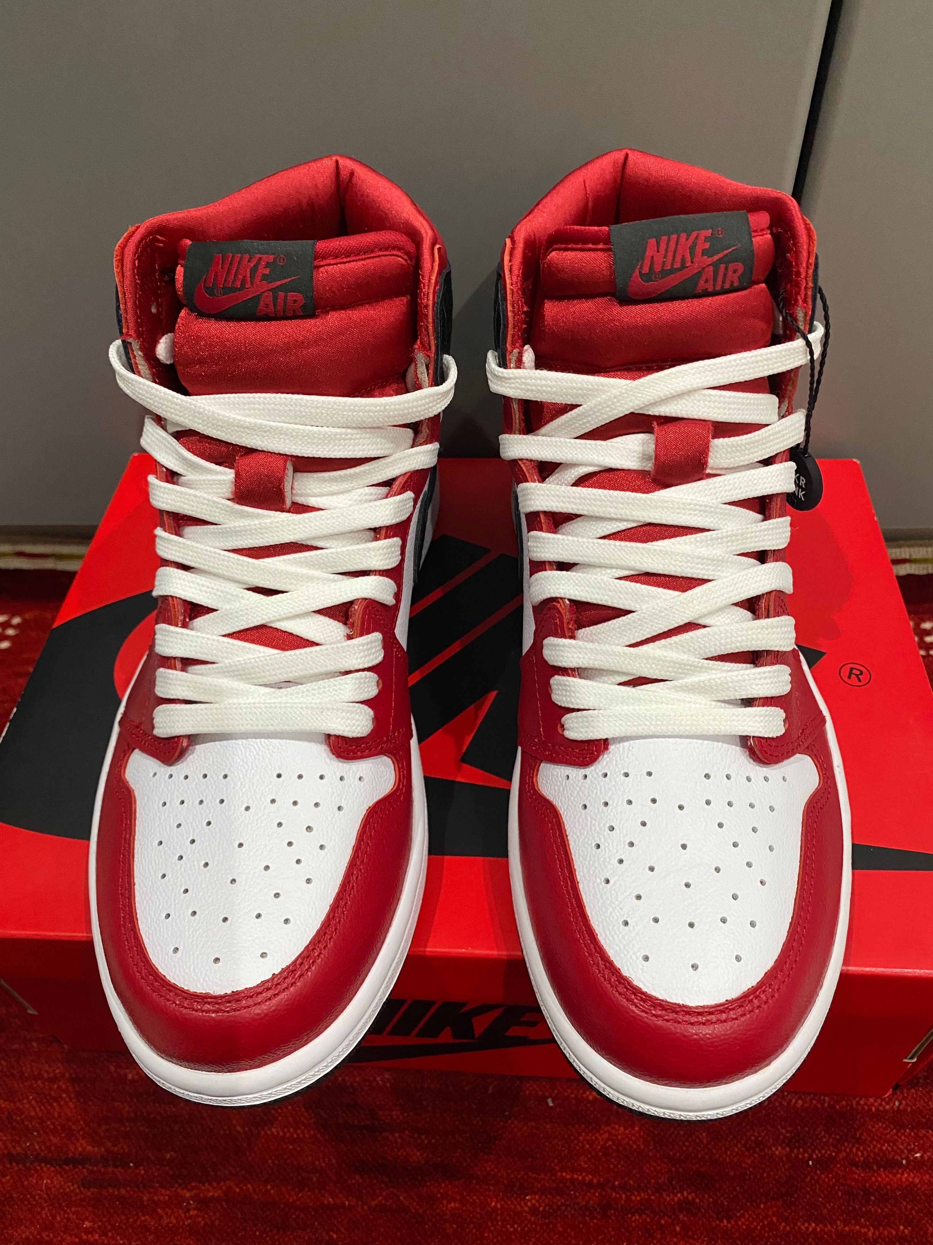 Nike Women's Air Jordan 1 High OG "Satin Red"