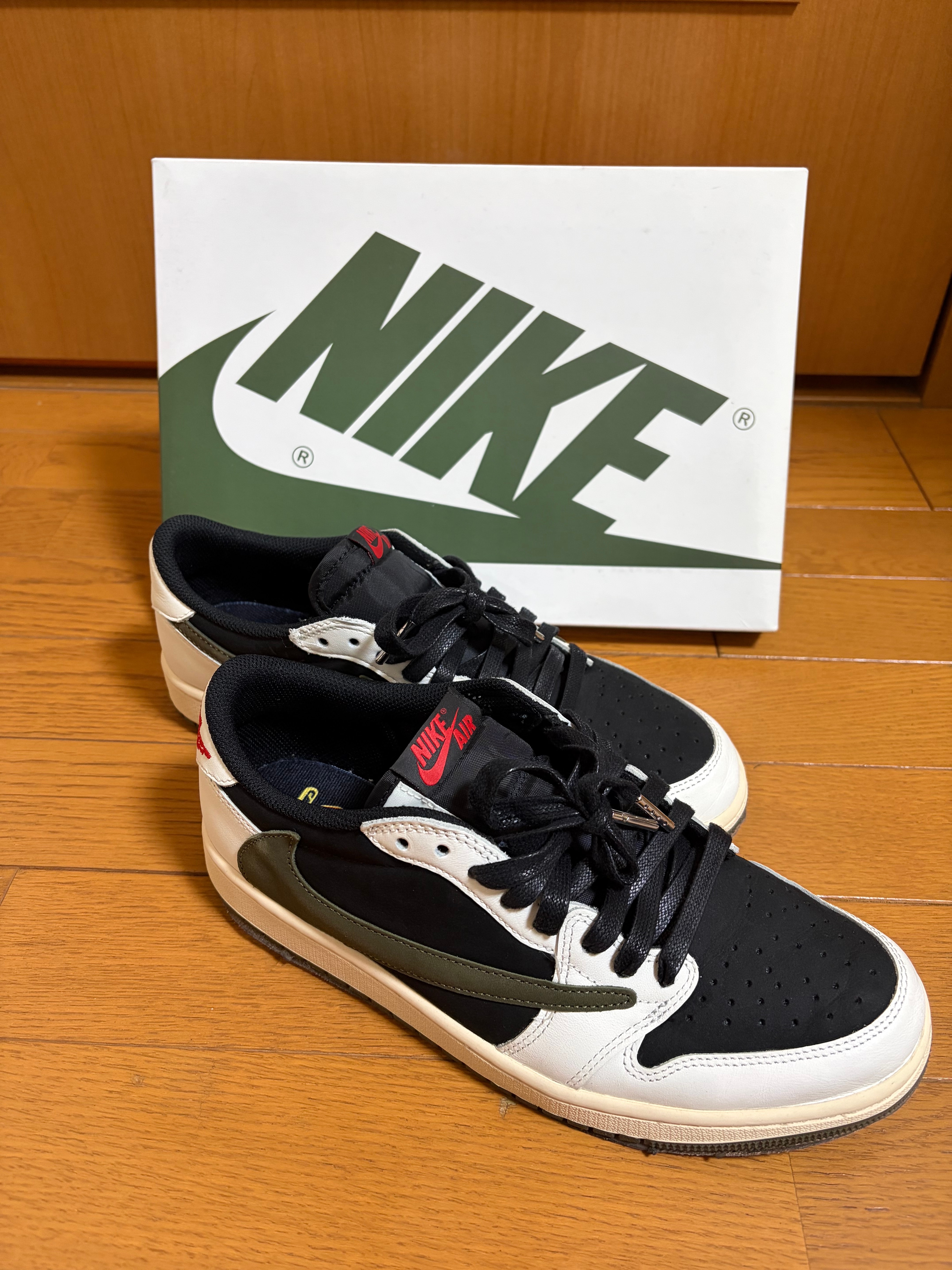 Travis Scott × Nike Women's Air Jordan 1 Low OG "Medium Olive"