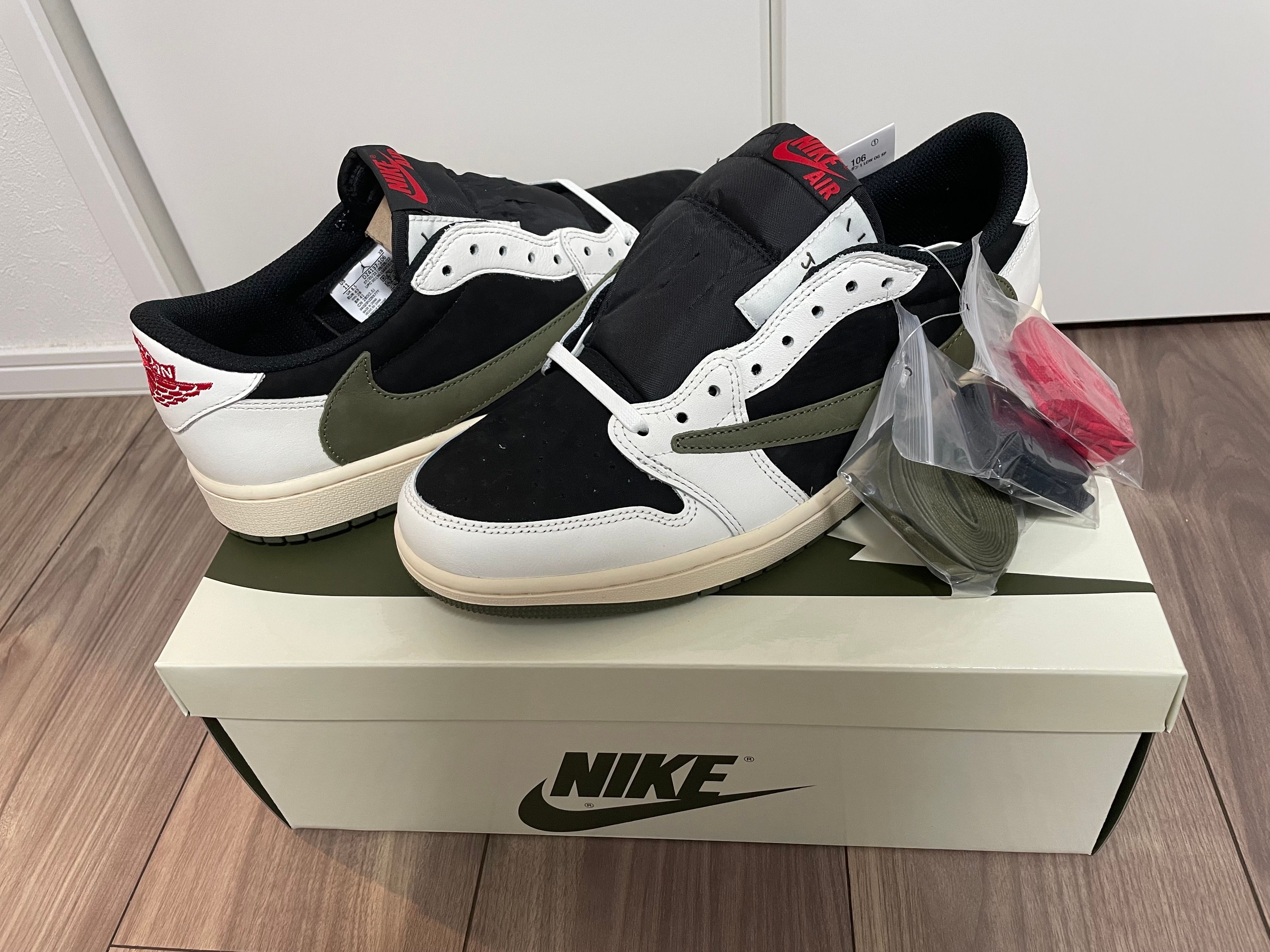 Travis Scott × Nike Women's Air Jordan 1 Low OG "Medium Olive"