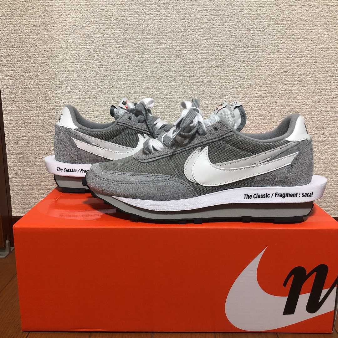 Fragment × sacai × Nike LD Waffle "Light Smoke Grey"