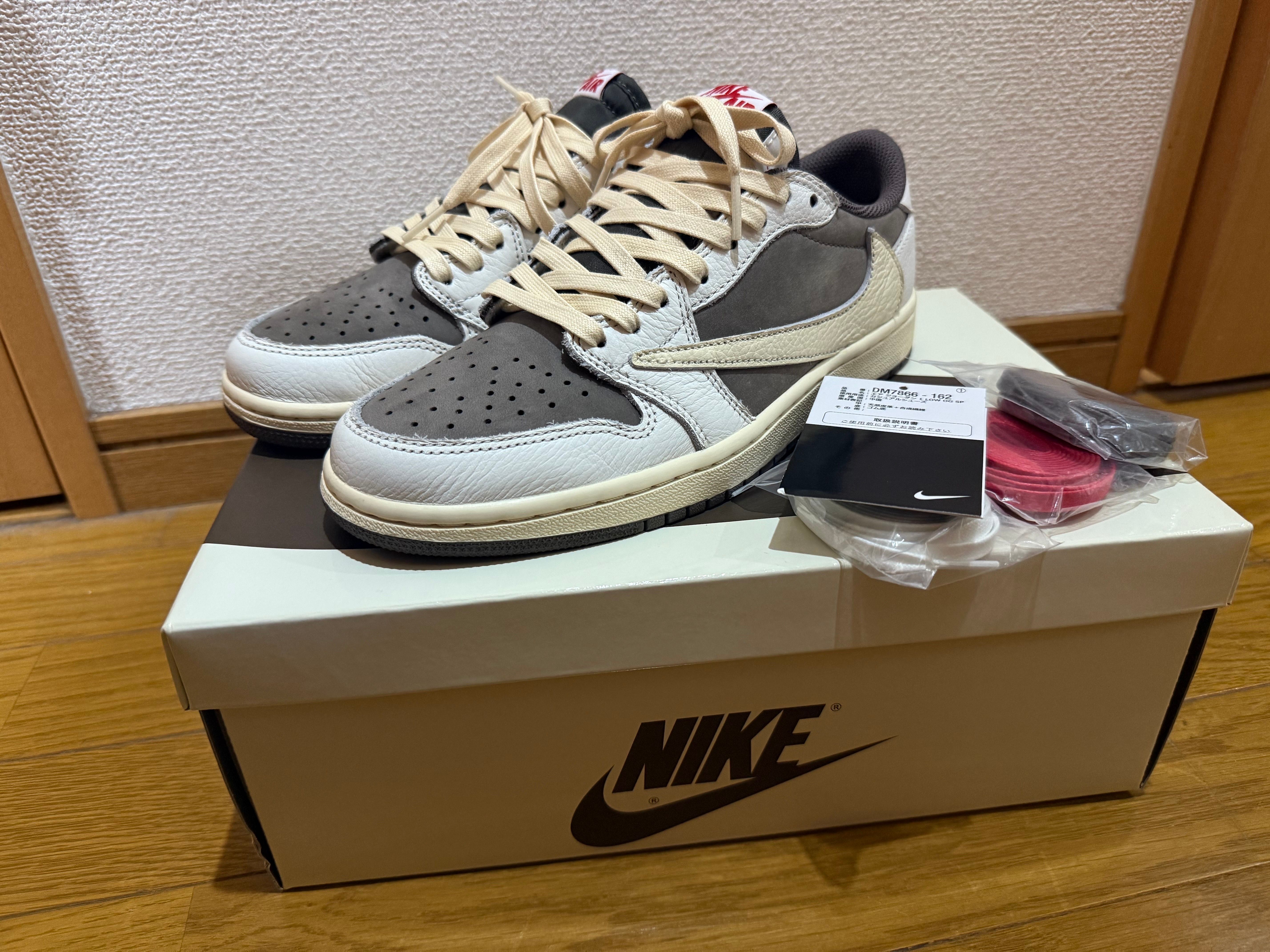 Travis Scott × Nike Air Jordan 1 Low OG SP "Reverse Mocha/Sail and Ridgerock"