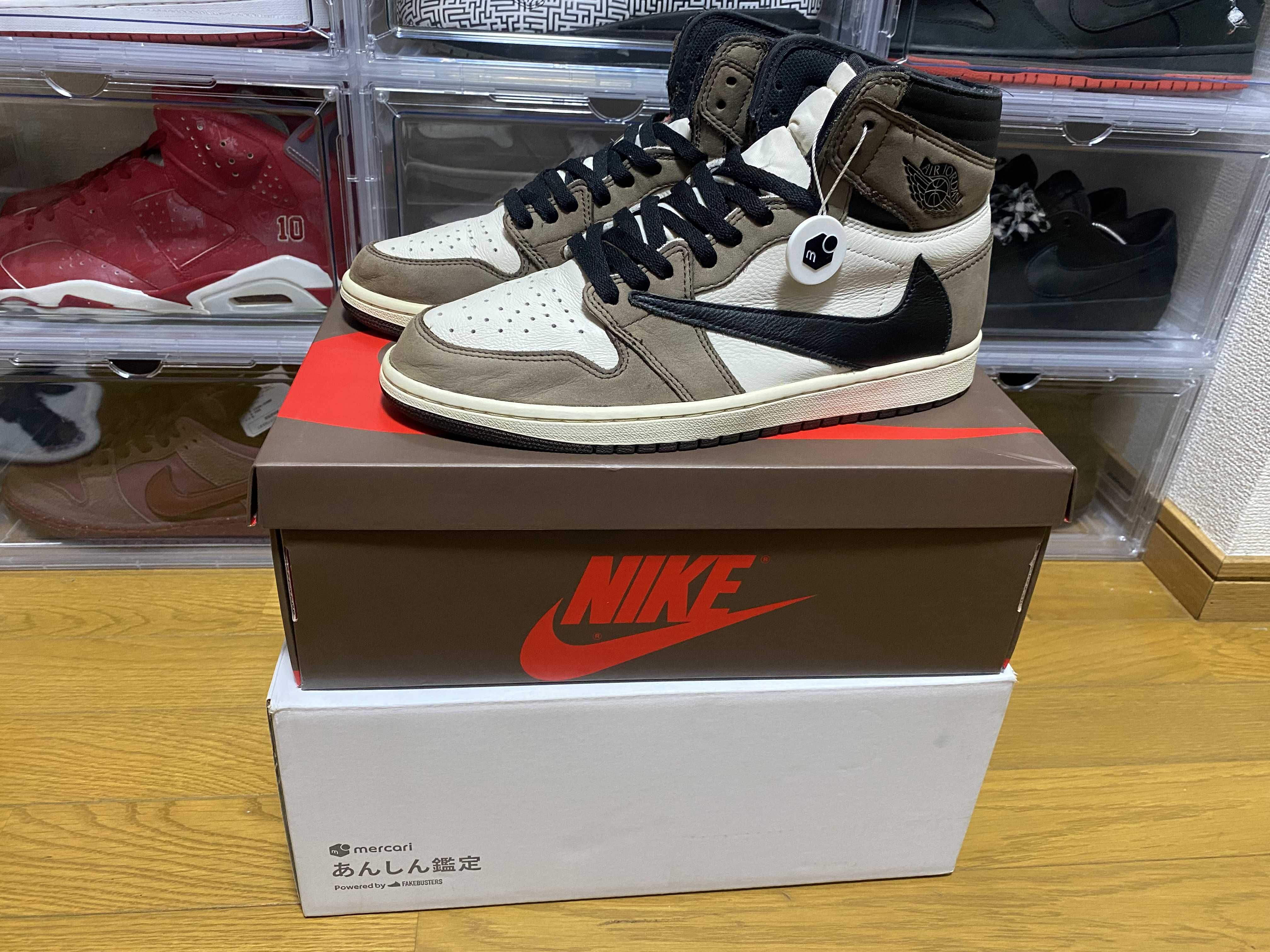 Travis Scott × Nike Air Jordan 1 Retro High OG TS SP "Sail/Dark Mocha"