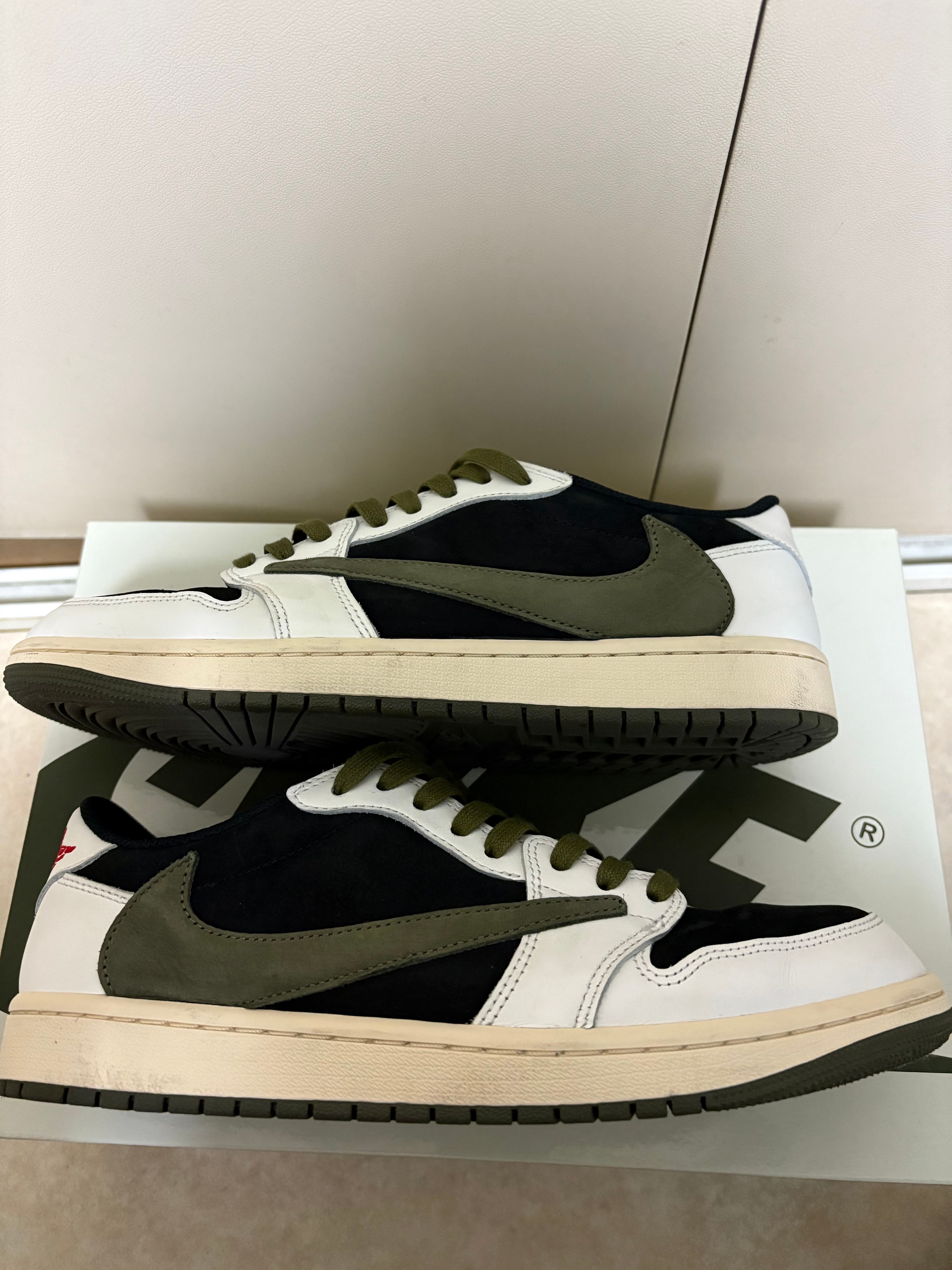 Travis Scott × Nike Women's Air Jordan 1 Low OG "Medium Olive"