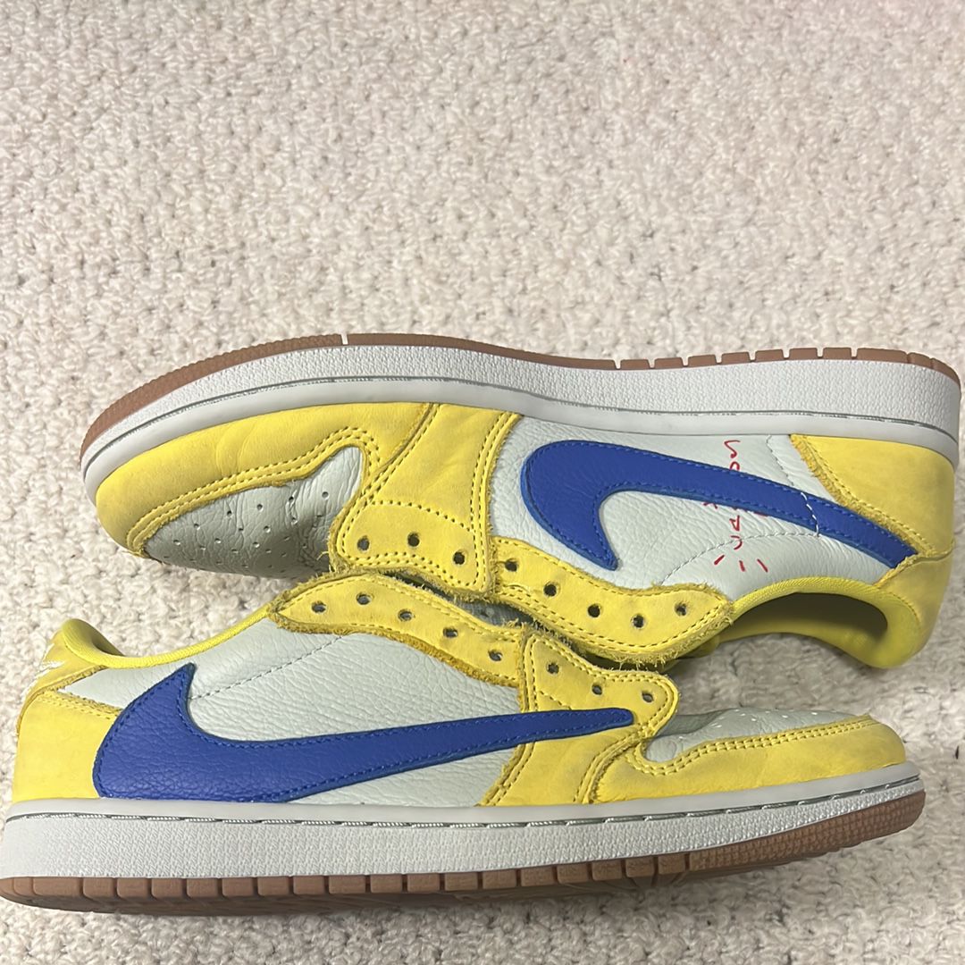 Travis Scott × Nike Women's Air Jordan 1 Retro Low OG "Canary"