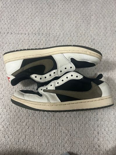 Travis Scott × Nike Women's Air Jordan 1 Low OG "Medium Olive"